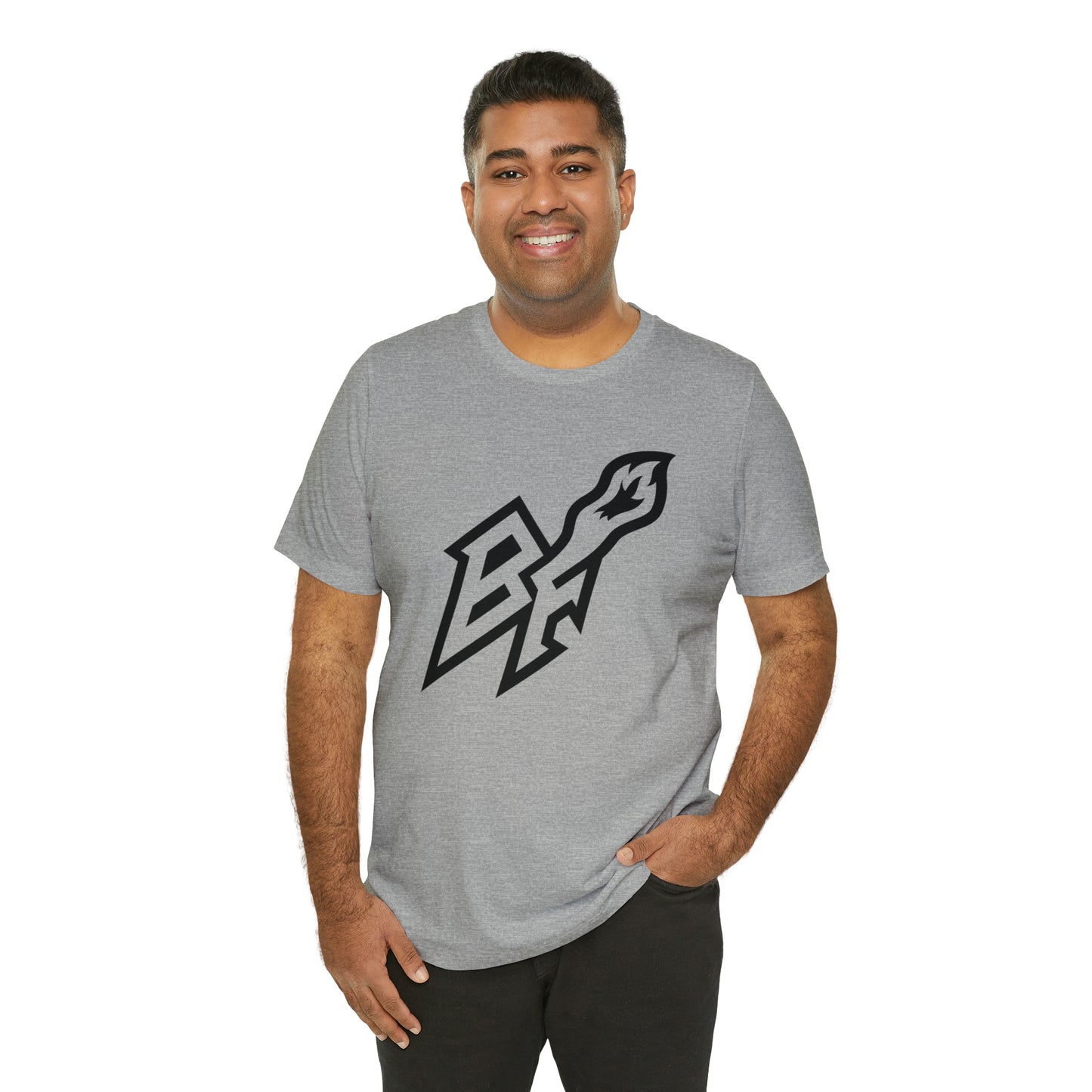 BlackFox Unisex T-shirt W/Black Logo