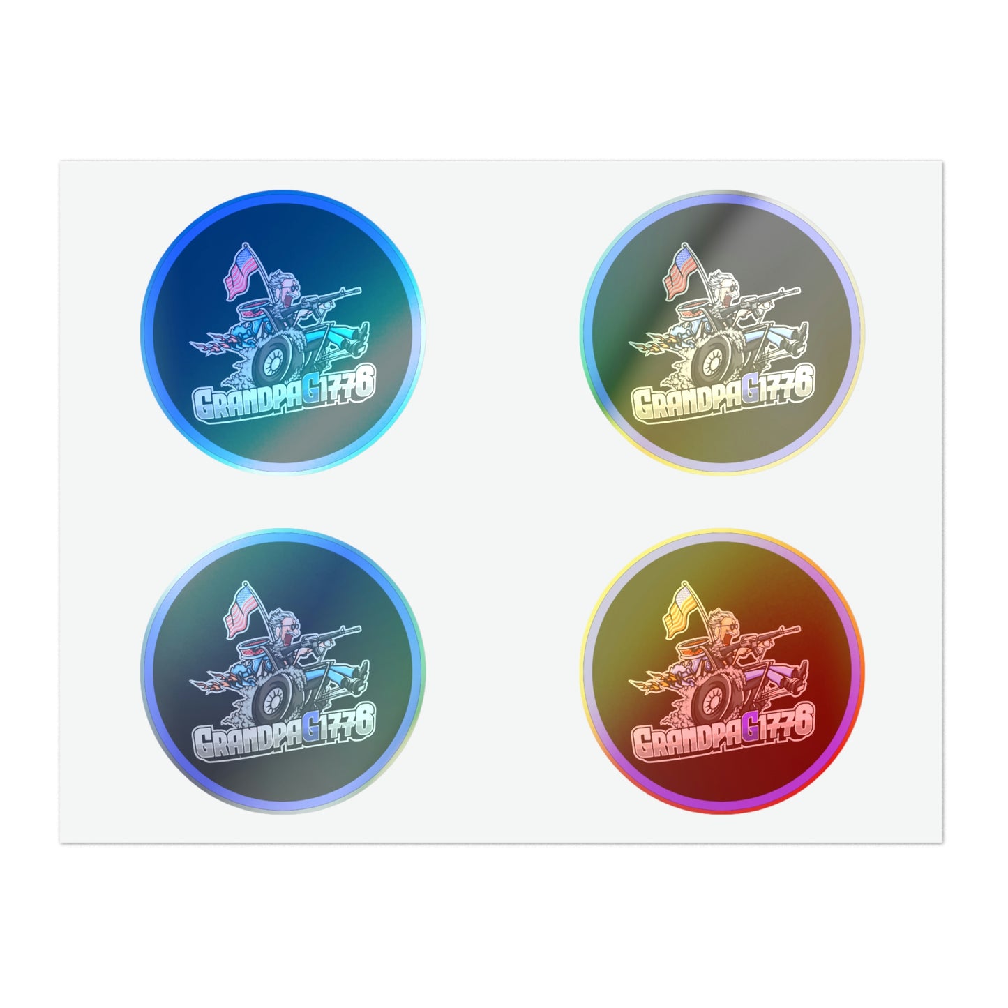 GrandpaG Round Sticker Sheets