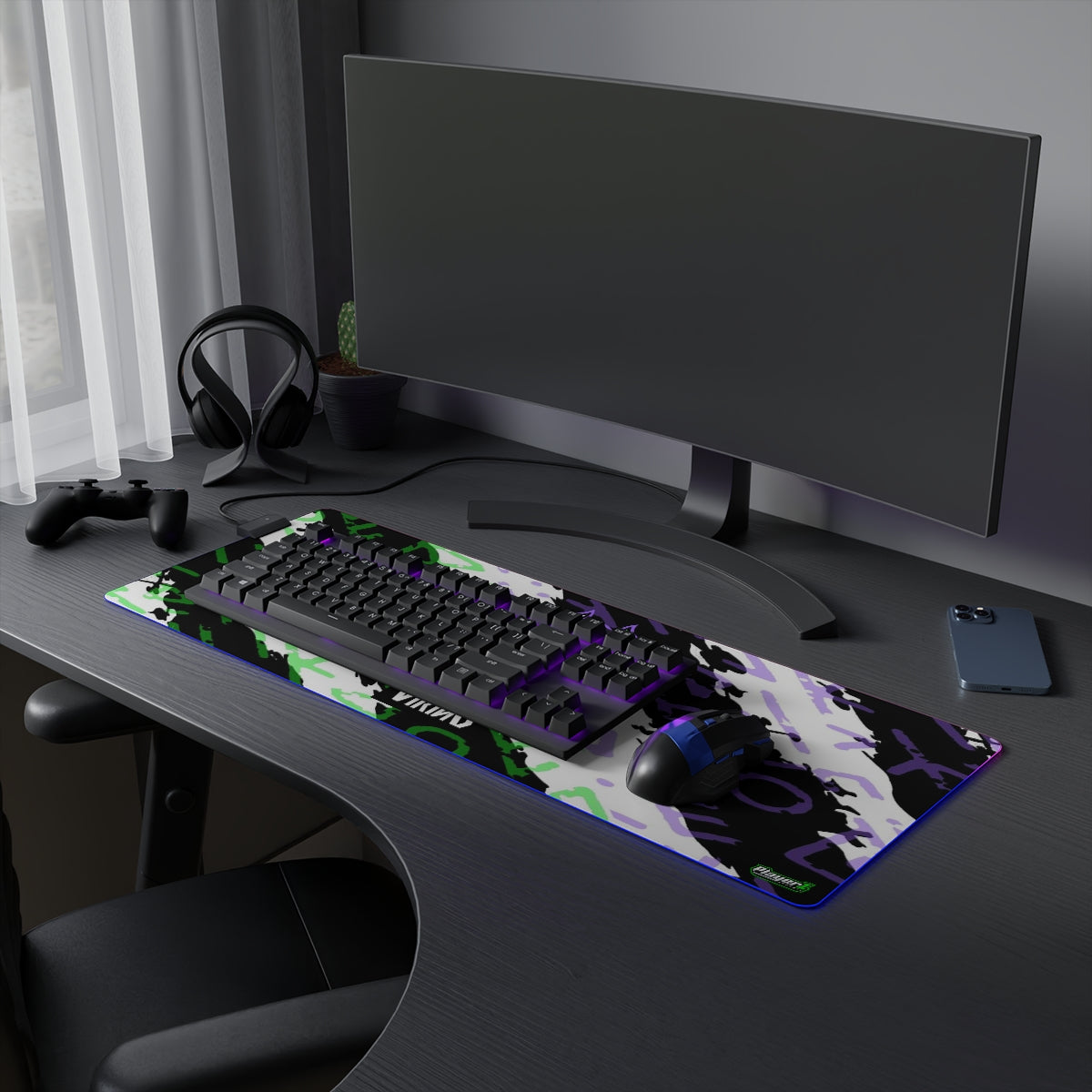 Rated R Viking LED Gaming Mouse Pad