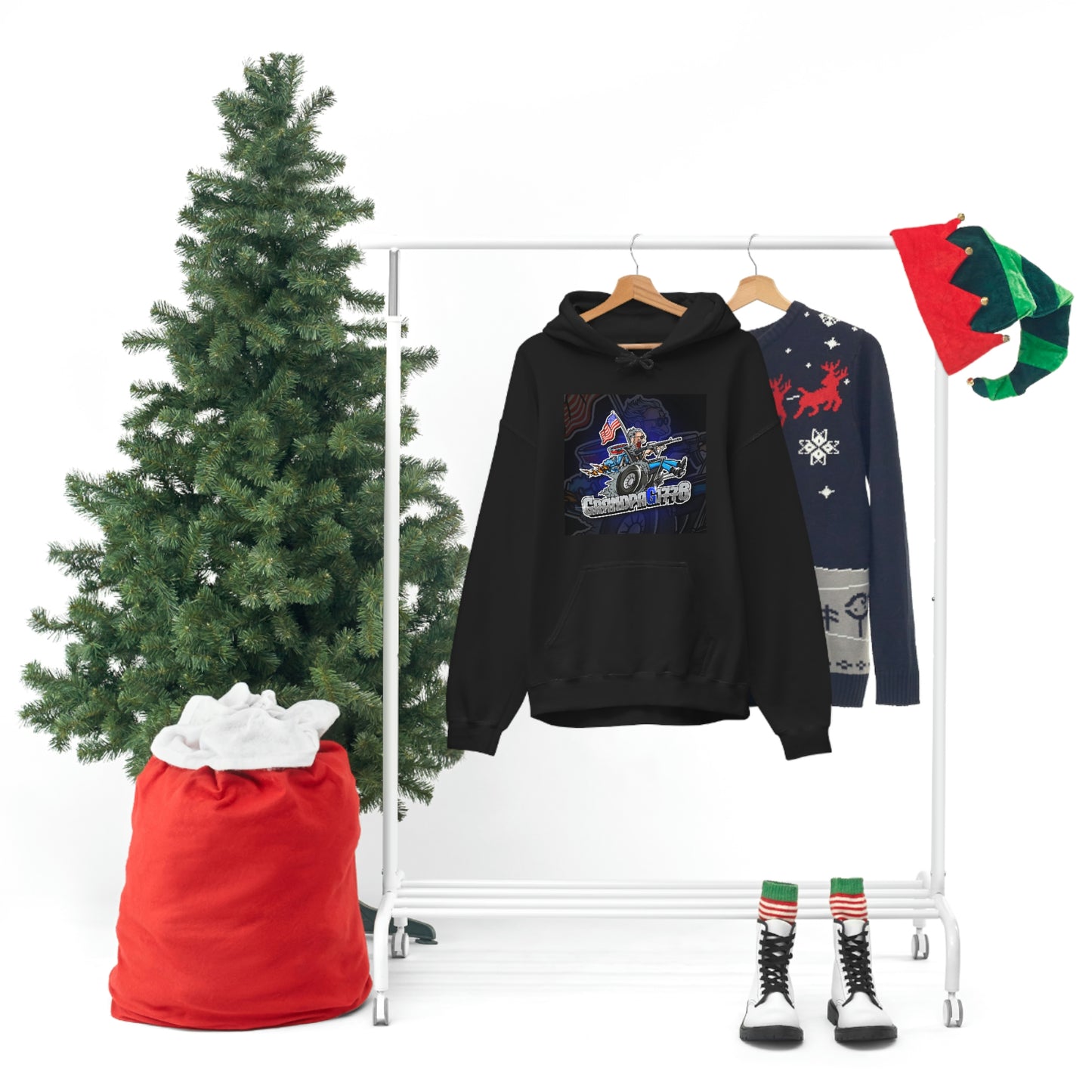 GrandpaG Silhouette Unisex Hoodie