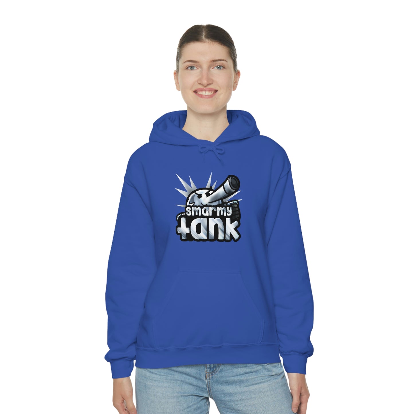 Chrome Smarmy Tank Unisex Hoodie