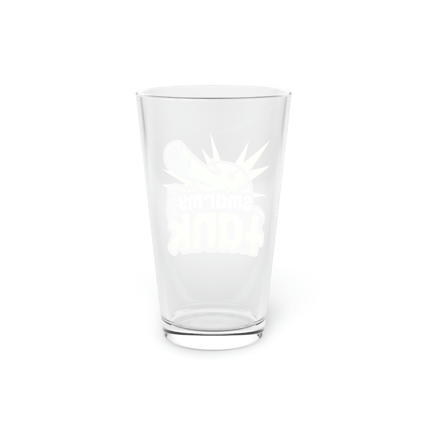 Smarmy Tank Pint Glass, 16oz