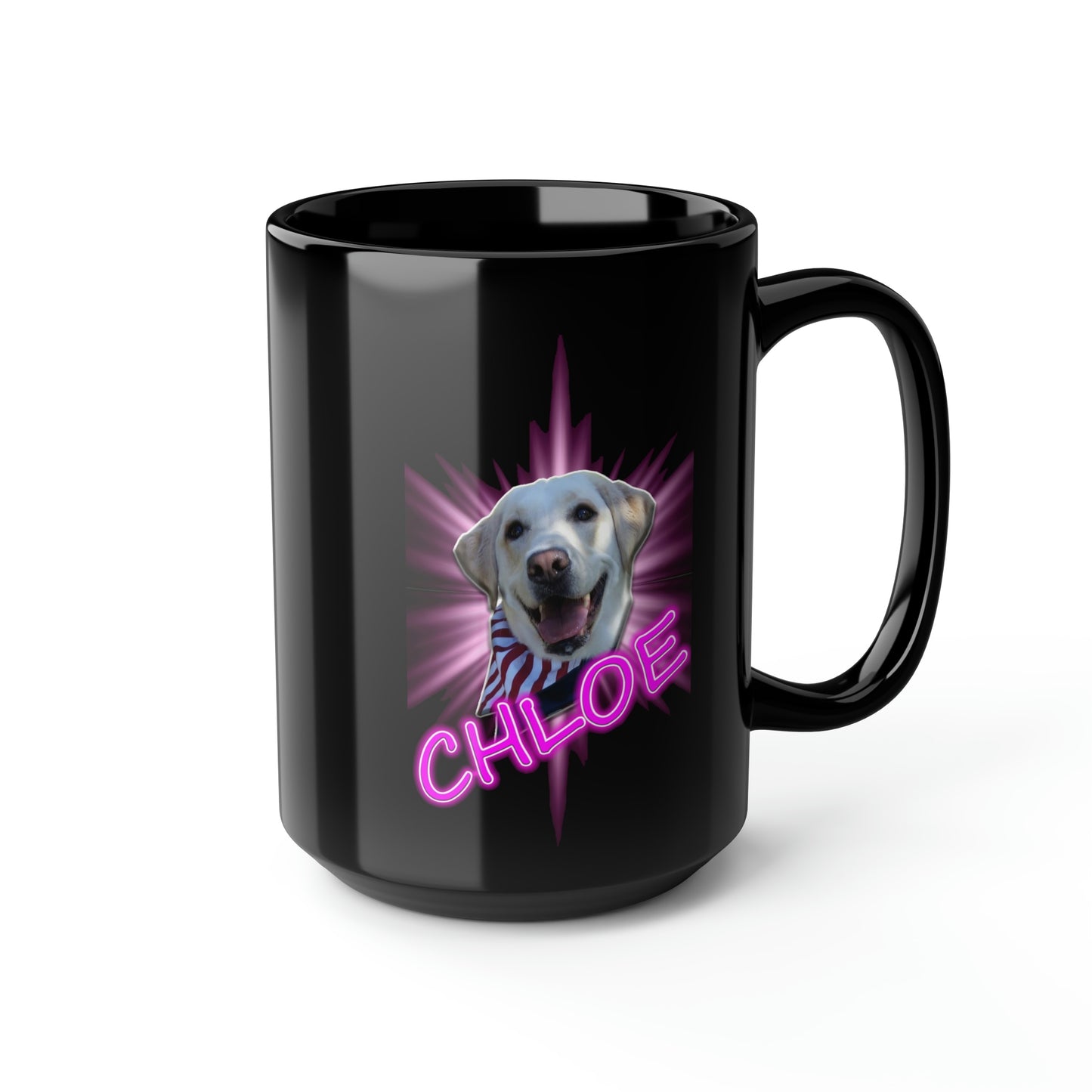 Dj Ditter Chloe Black Mug, 15oz