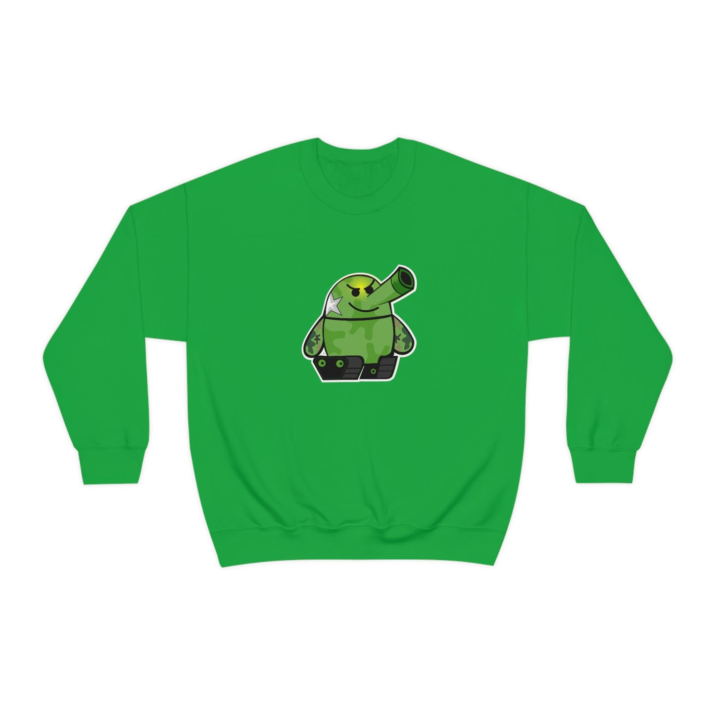 Smarmy Tank Cartoon Unisex Sweatshirt