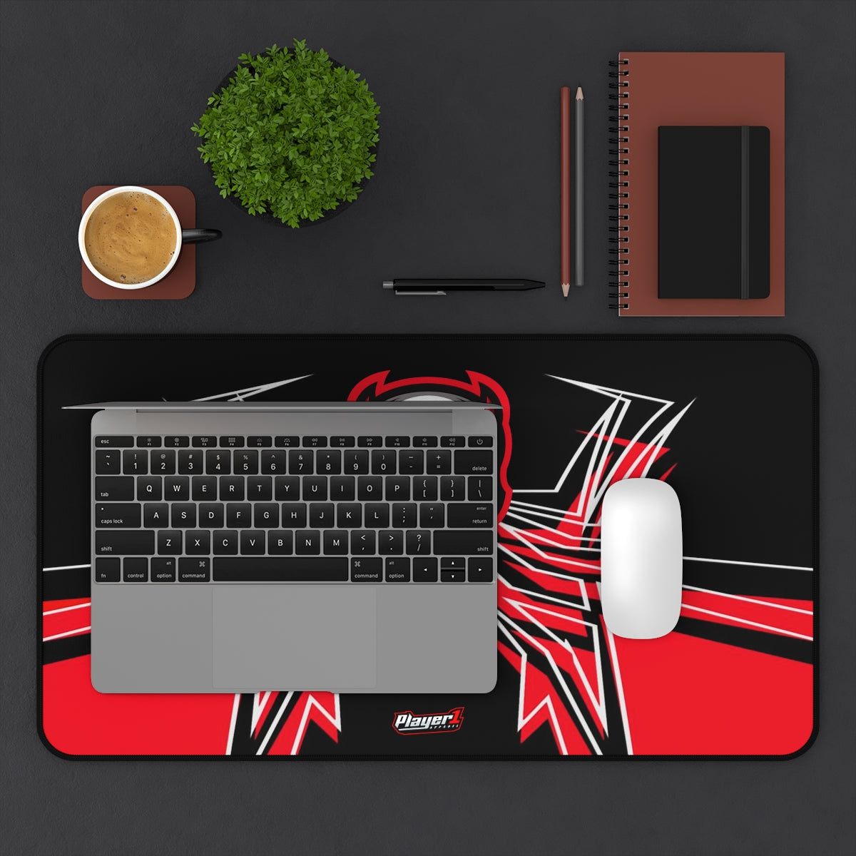 Red Bit Mouse Pad