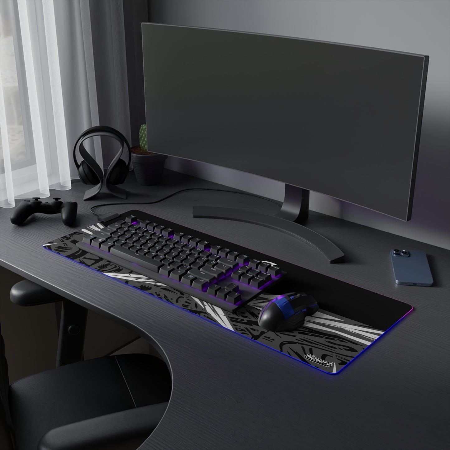 BlackFox LED Gaming Mouse Pad