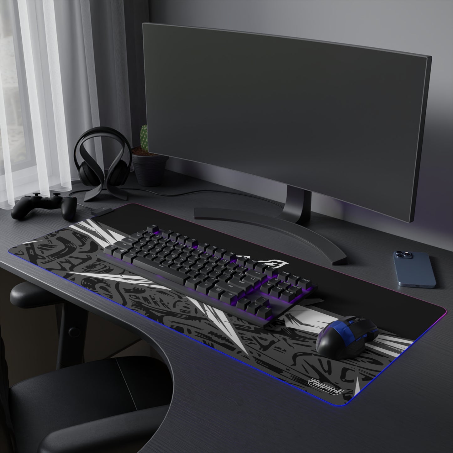 BlackFox LED Gaming Mouse Pad