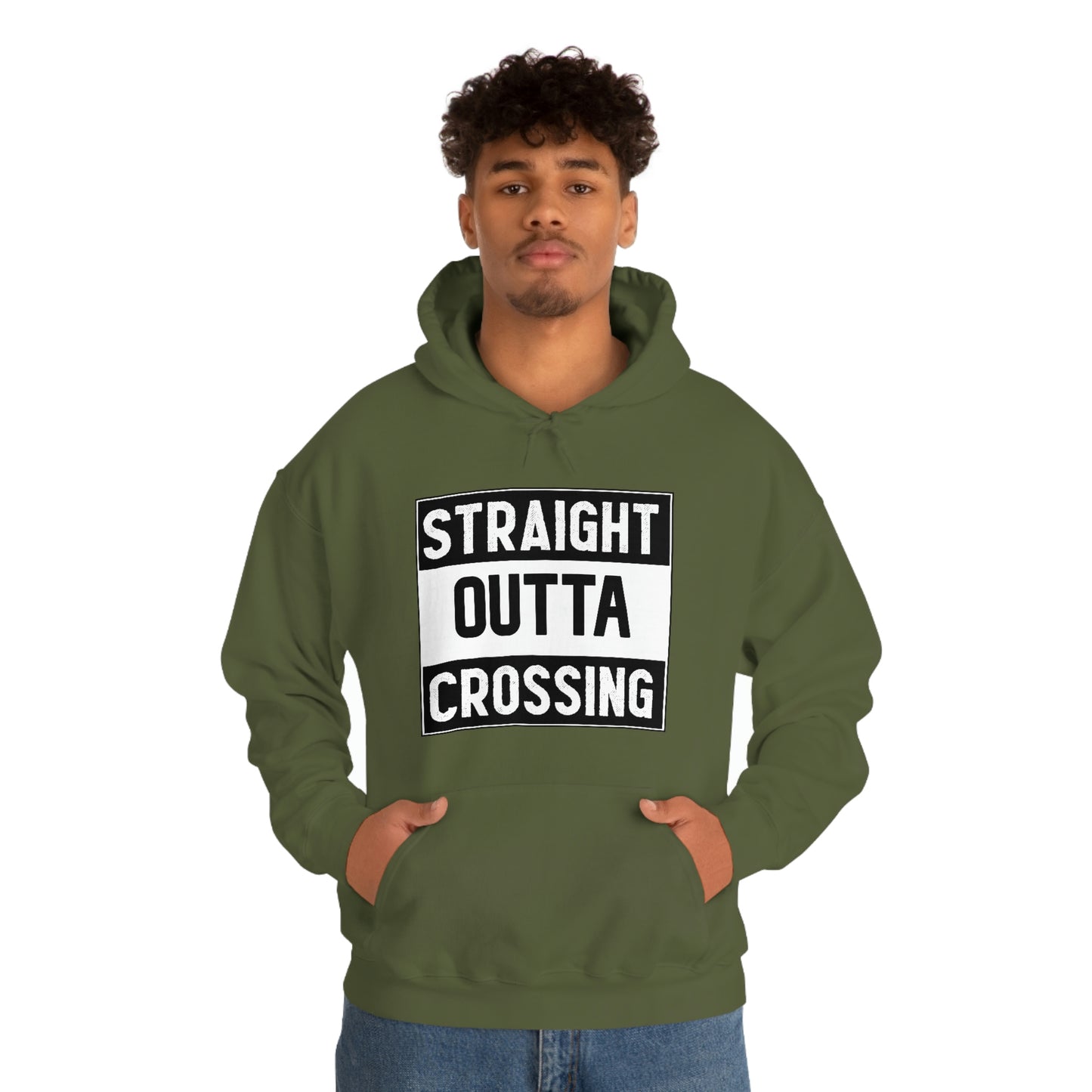 Straight Outta Crossing Unisex Hoodie