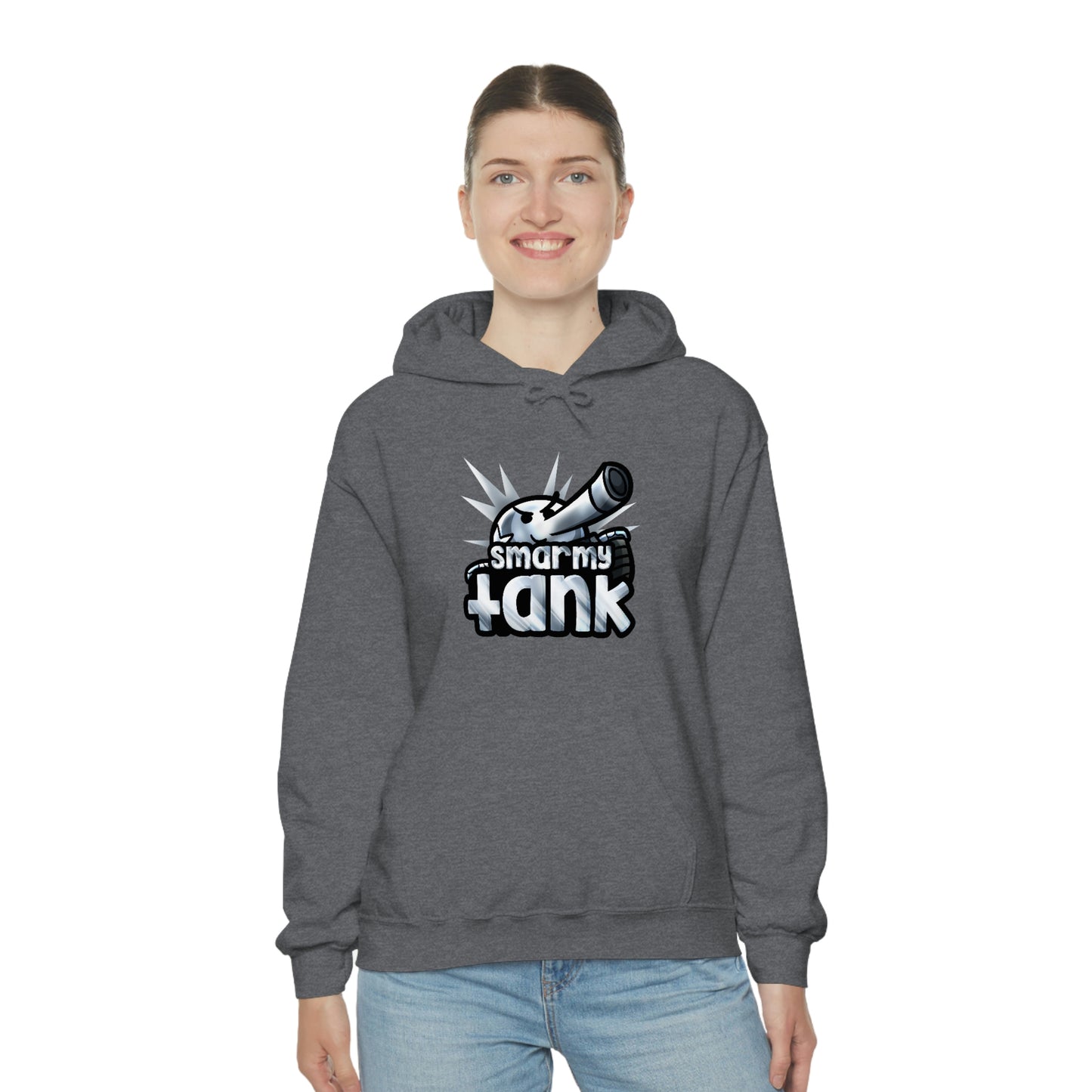 Chrome Smarmy Tank Unisex Hoodie