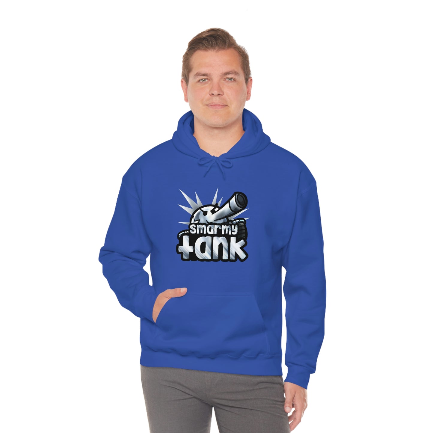 Chrome Smarmy Tank Unisex Hoodie