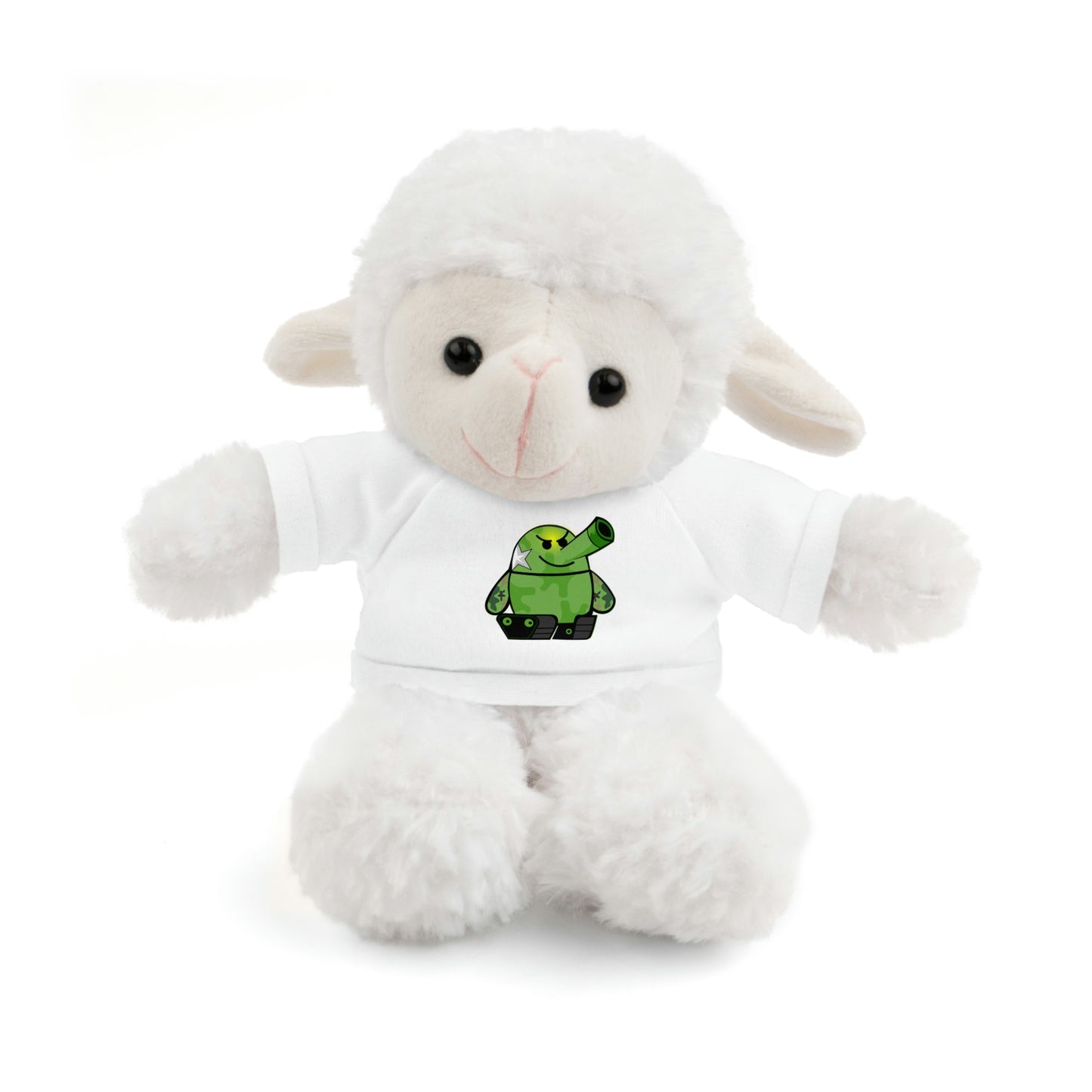 Smarmy Tank Cartoon Stuffed Animals with Tee