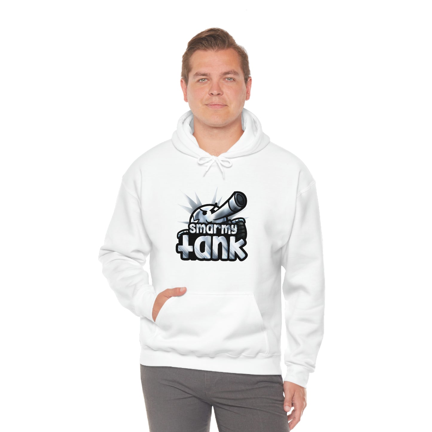Chrome Smarmy Tank Unisex Hoodie