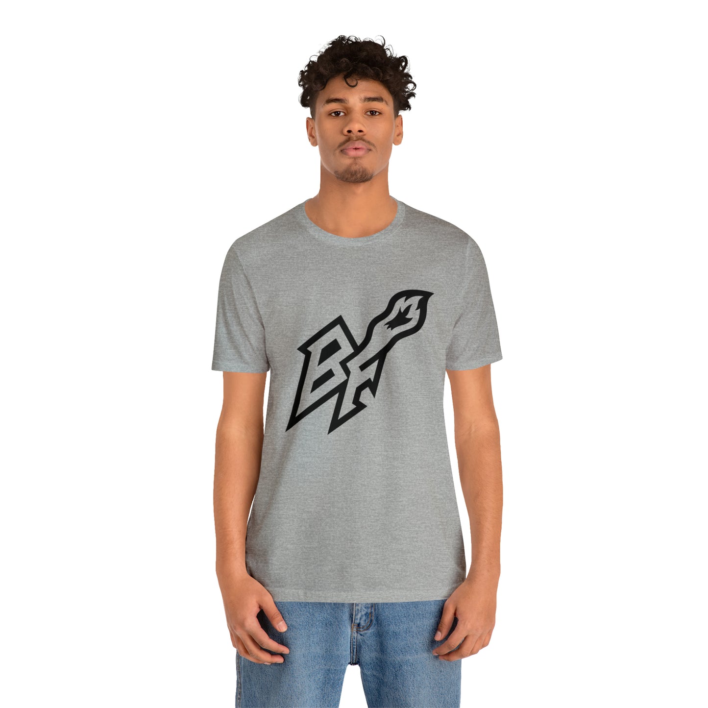 BlackFox Unisex T-shirt W/Black Logo