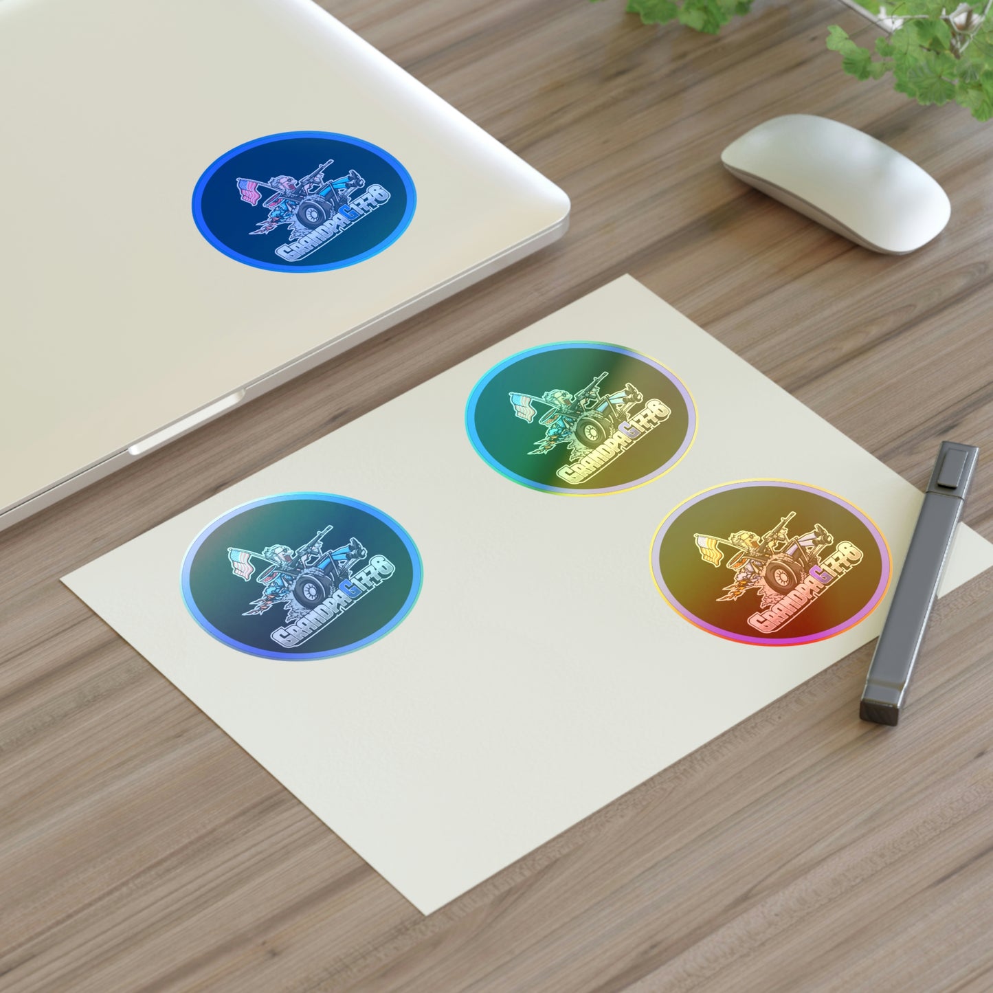 GrandpaG Round Sticker Sheets