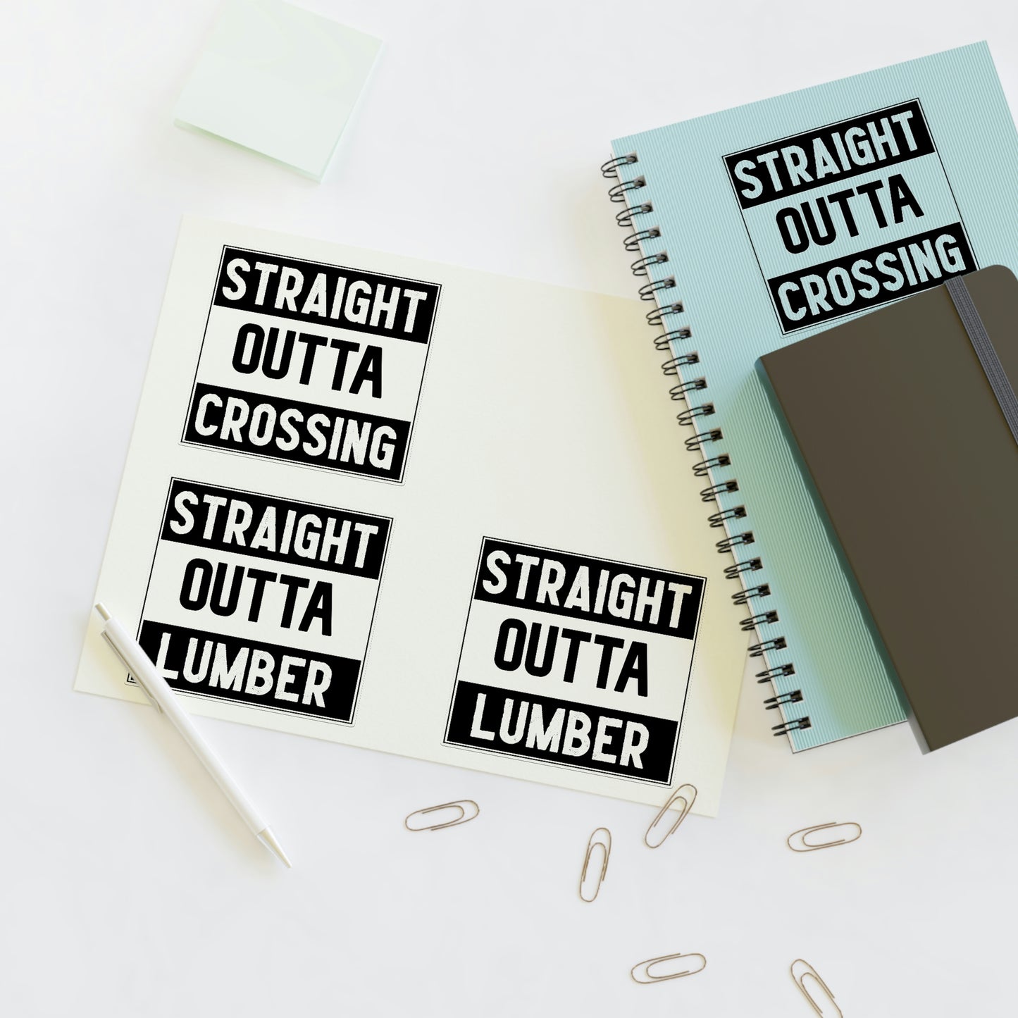 Straight Outta Sticker Sheets