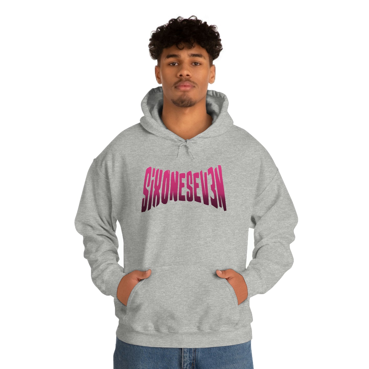 SixOneSev3n Text Unisex Hoodie