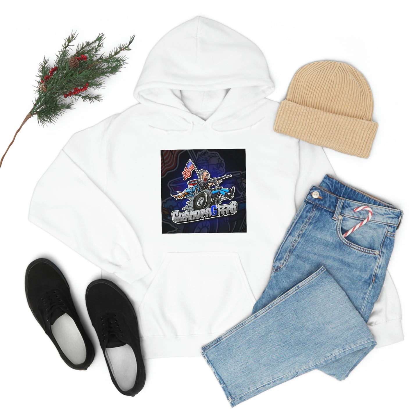 GrandpaG Silhouette Unisex Hoodie