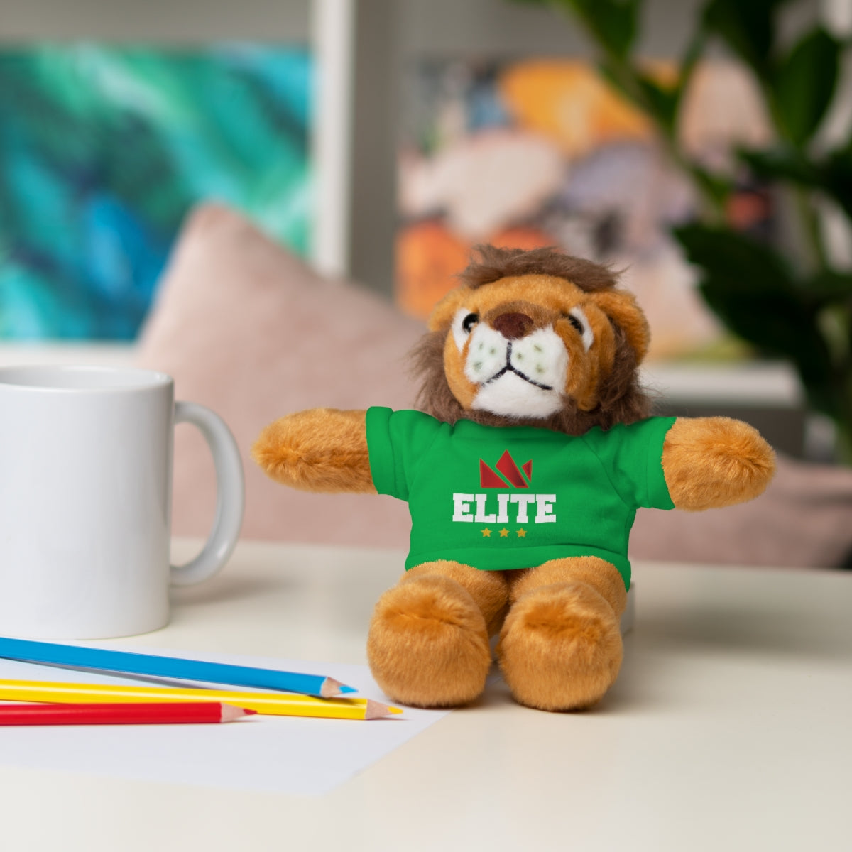 EliteTeam.Tv Stuffed Animals with Tee