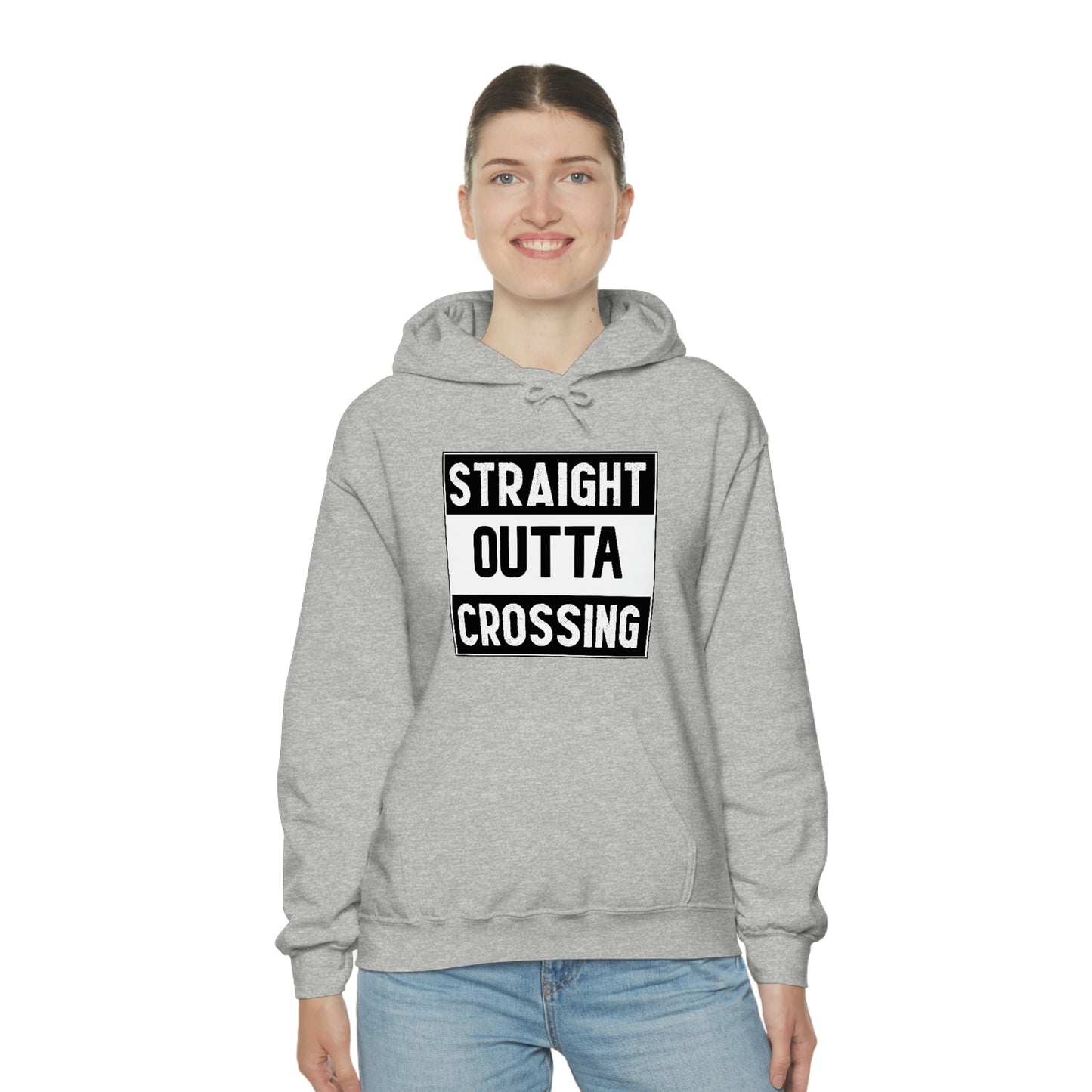 Straight Outta Crossing Unisex Hoodie