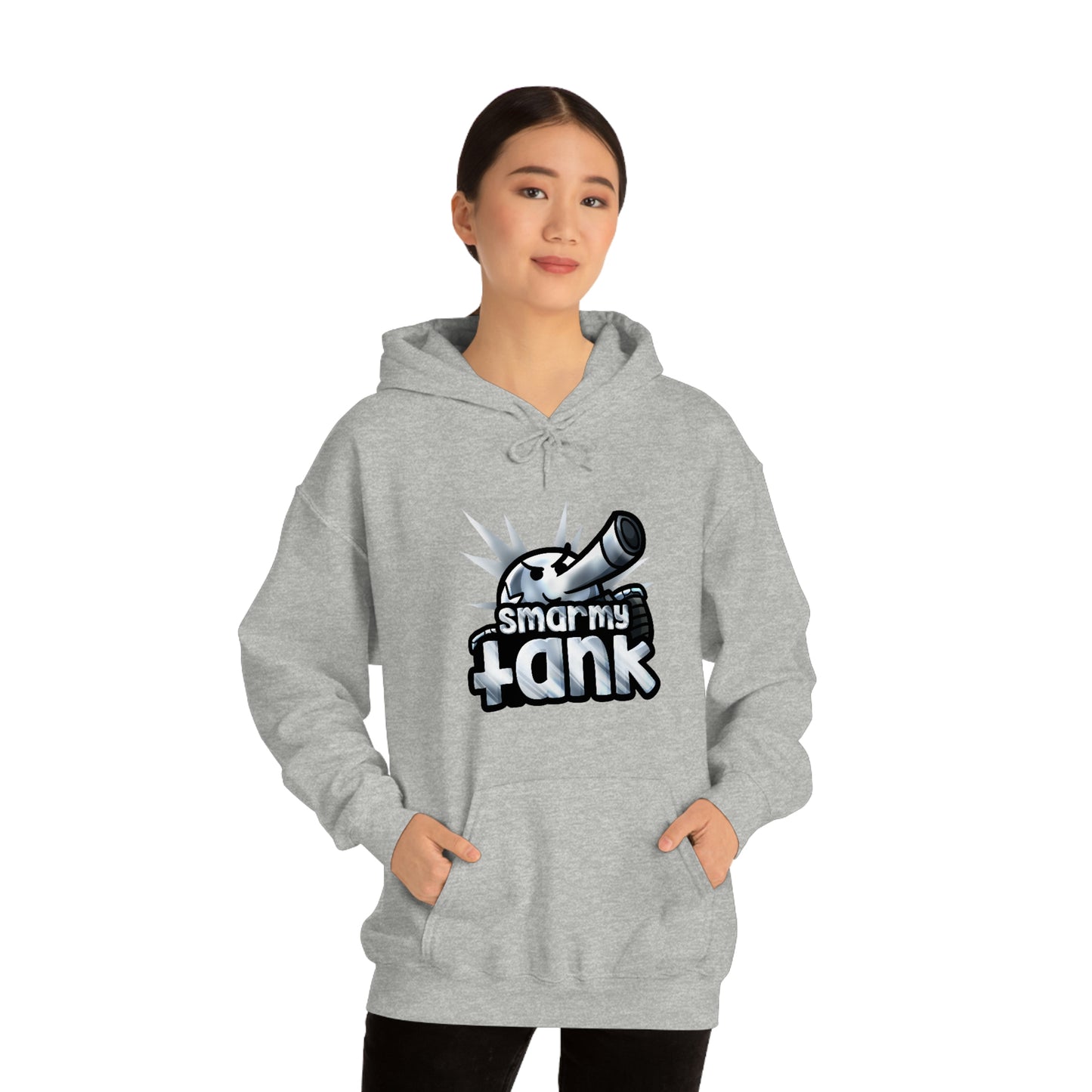 Chrome Smarmy Tank Unisex Hoodie