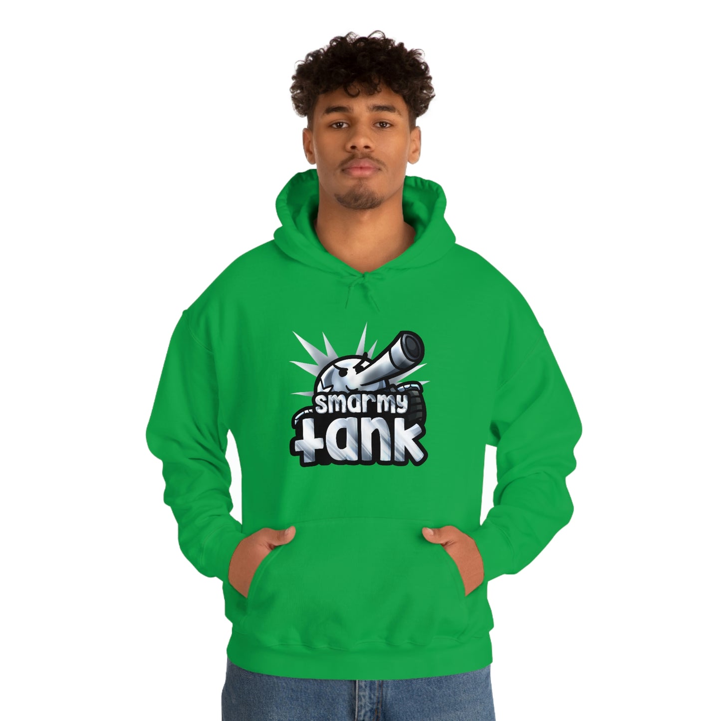Chrome Smarmy Tank Unisex Hoodie