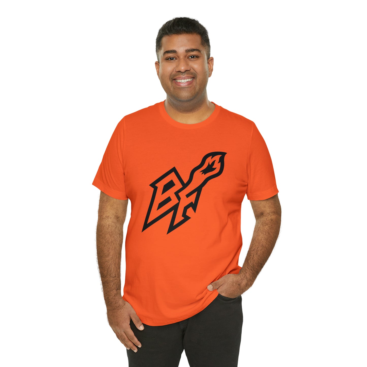 BlackFox Unisex T-shirt W/Black Logo