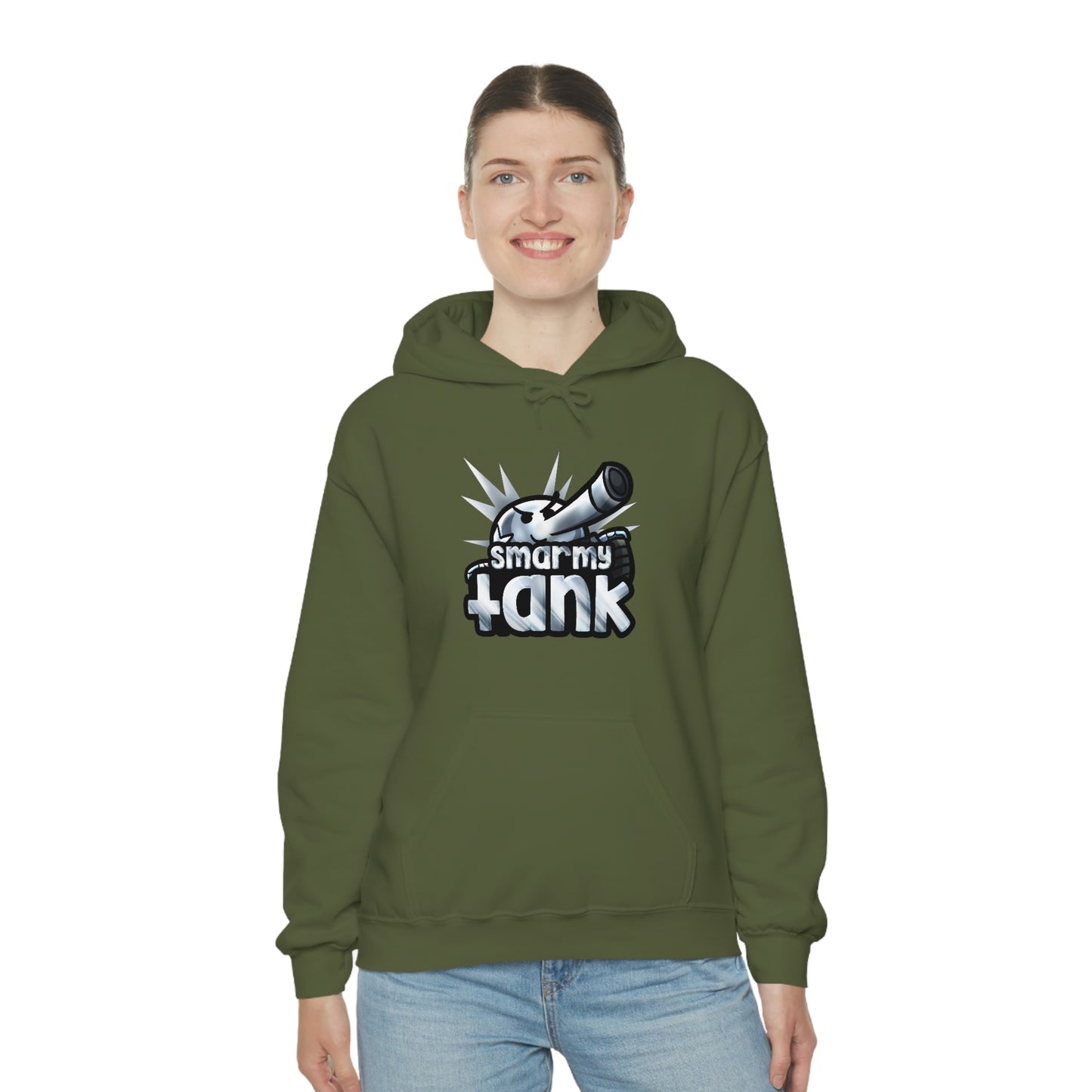 Chrome Smarmy Tank Unisex Hoodie