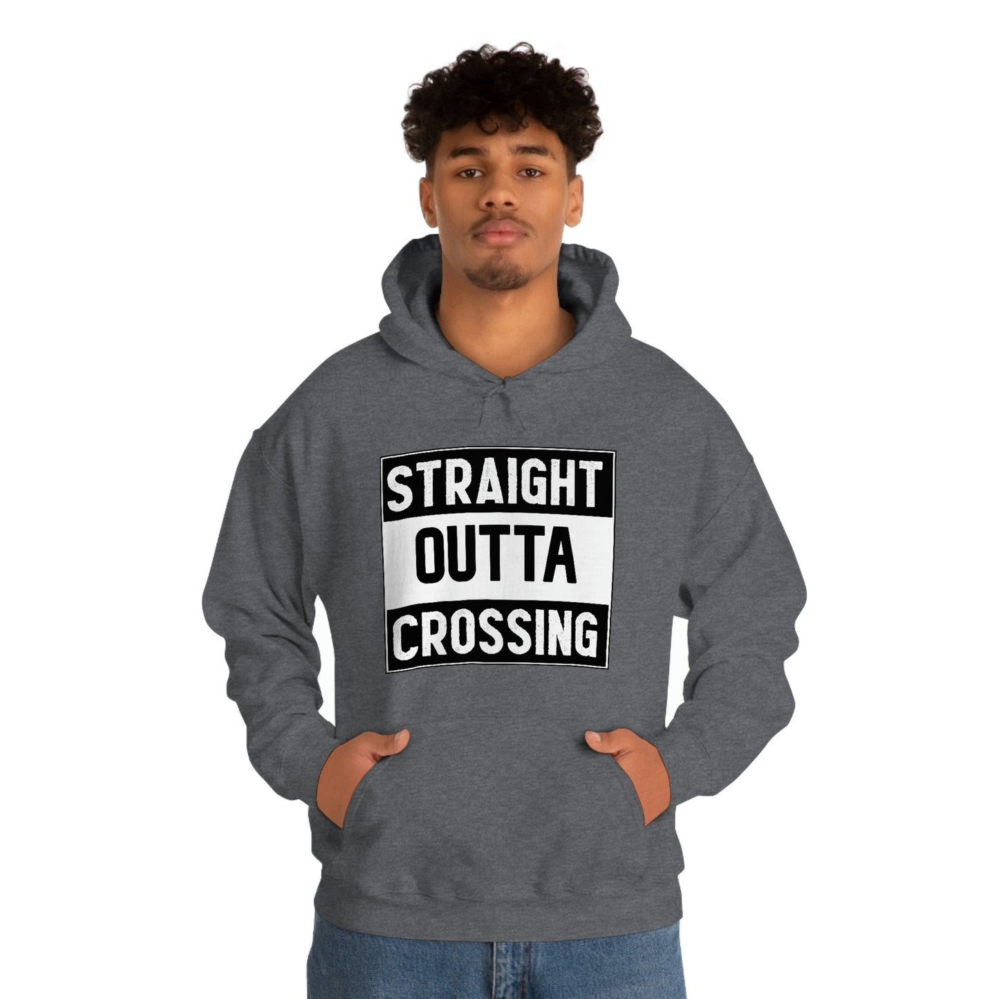 Straight Outta Crossing Unisex Hoodie