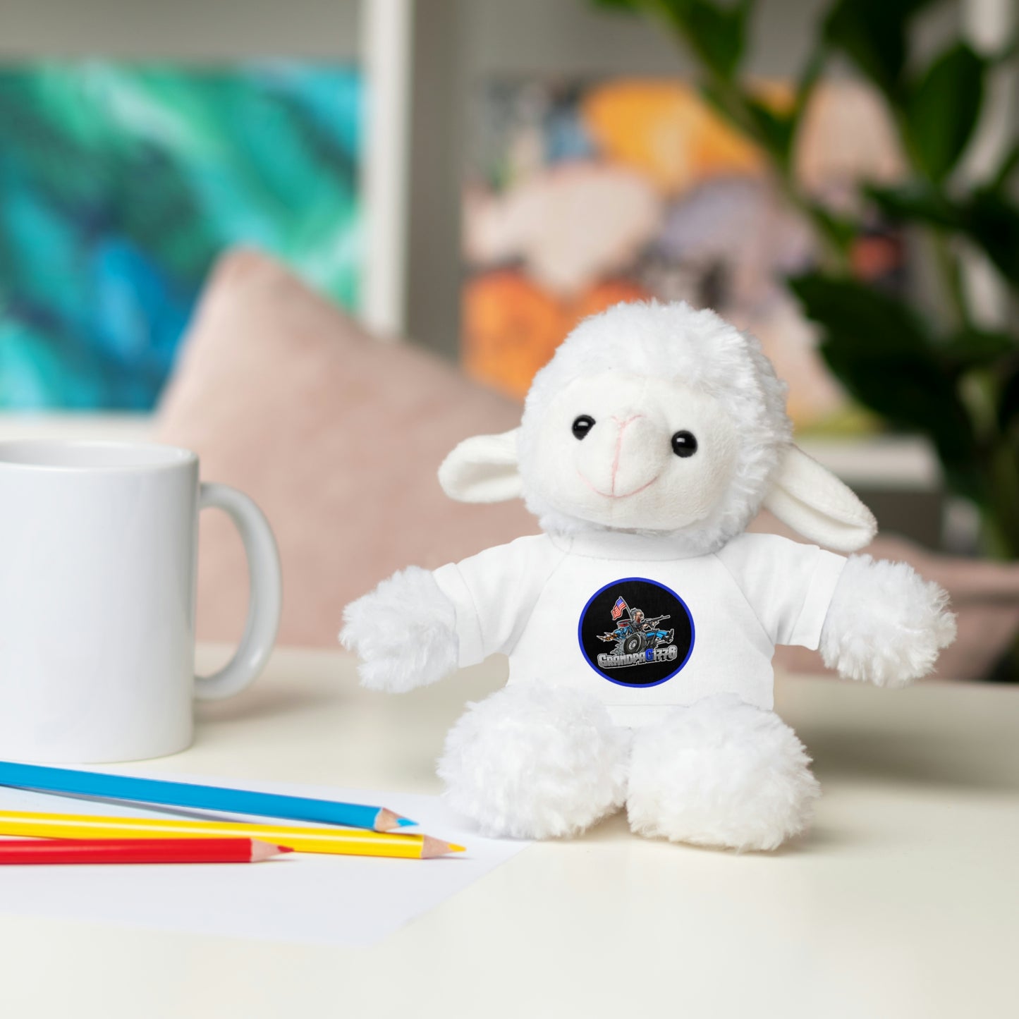 GrandpaG Round Logo Stuffed Animals with Tee