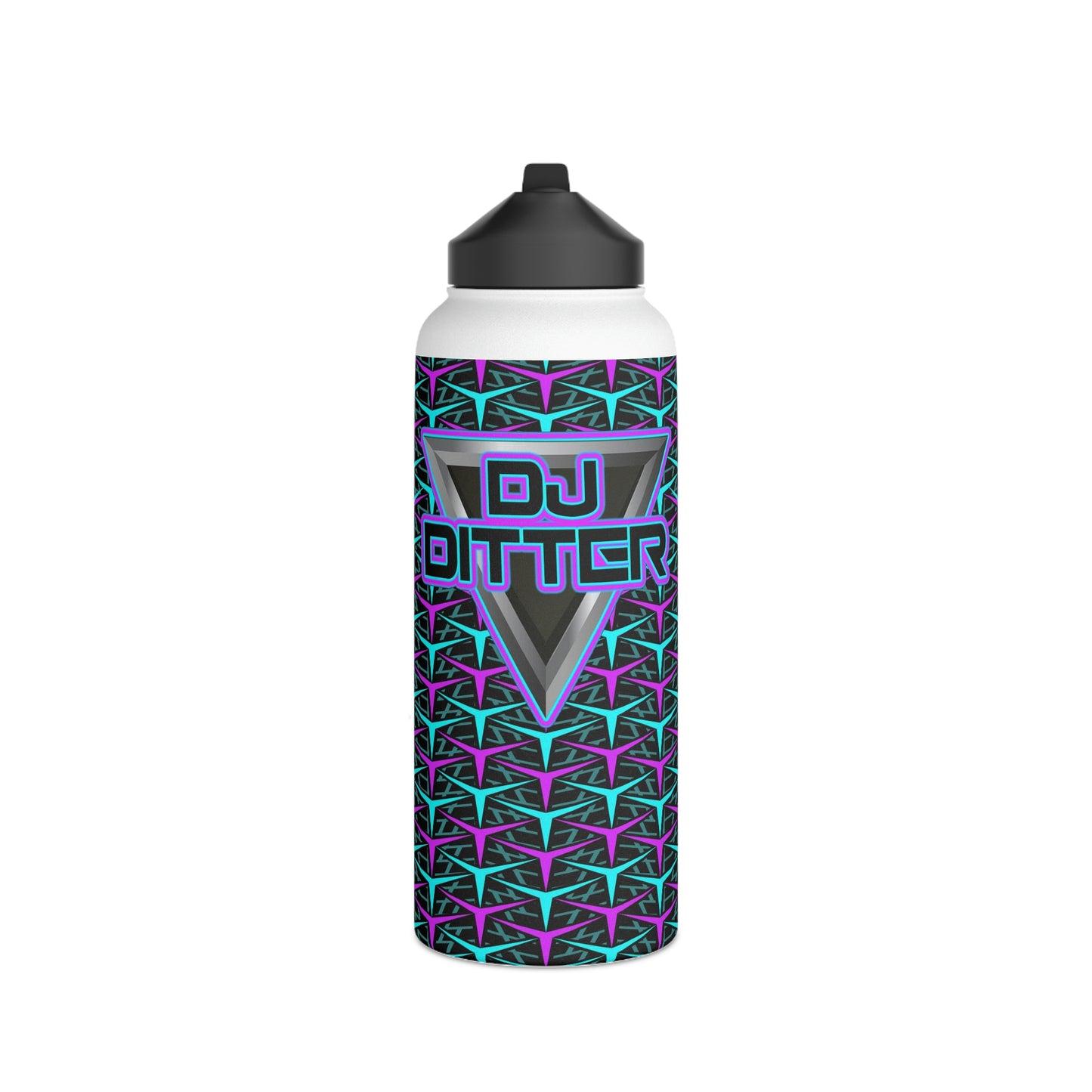 Dj Ditter Stainless Steel Water Bottle, Standard Lid