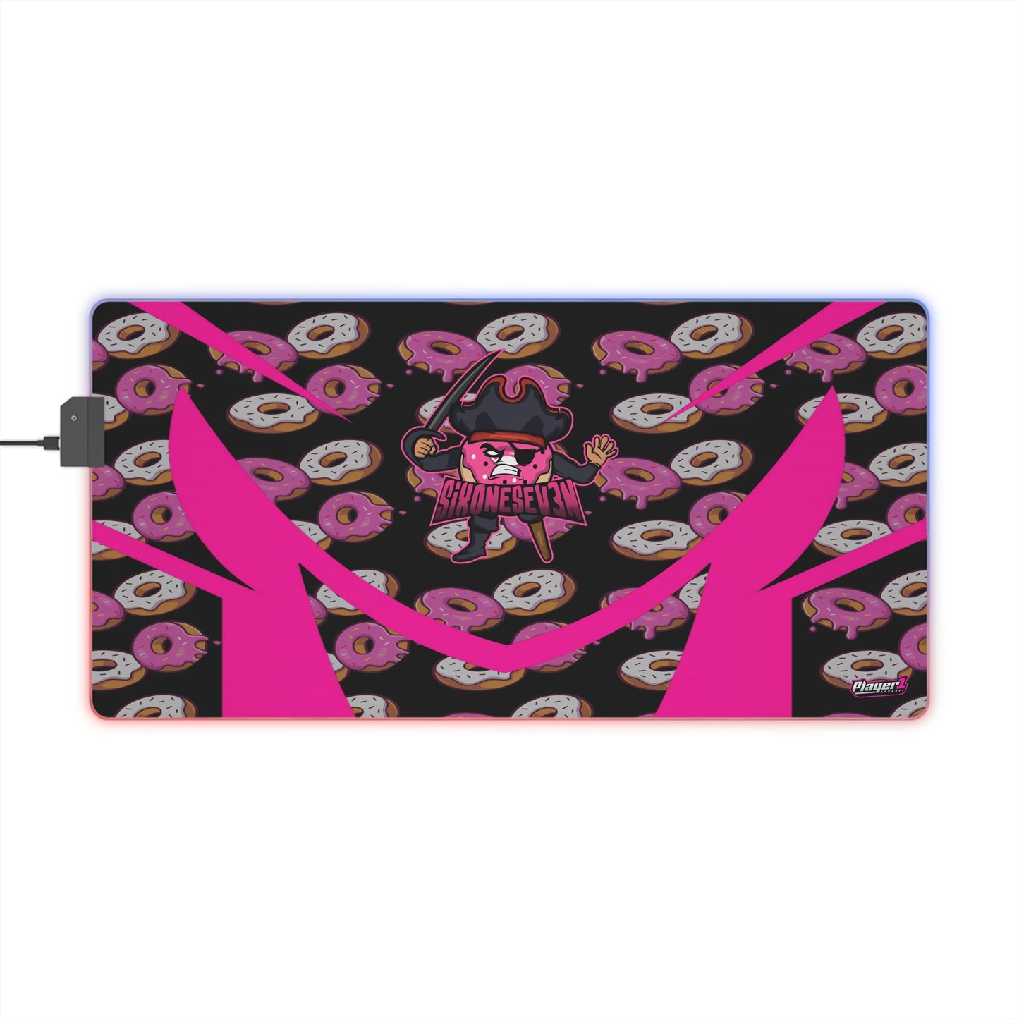 SixOneSev3n LED Gaming Mouse Pad