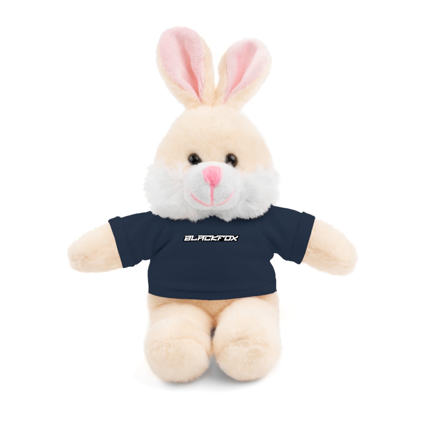 BlackFox Text Stuffed Animals with Tee