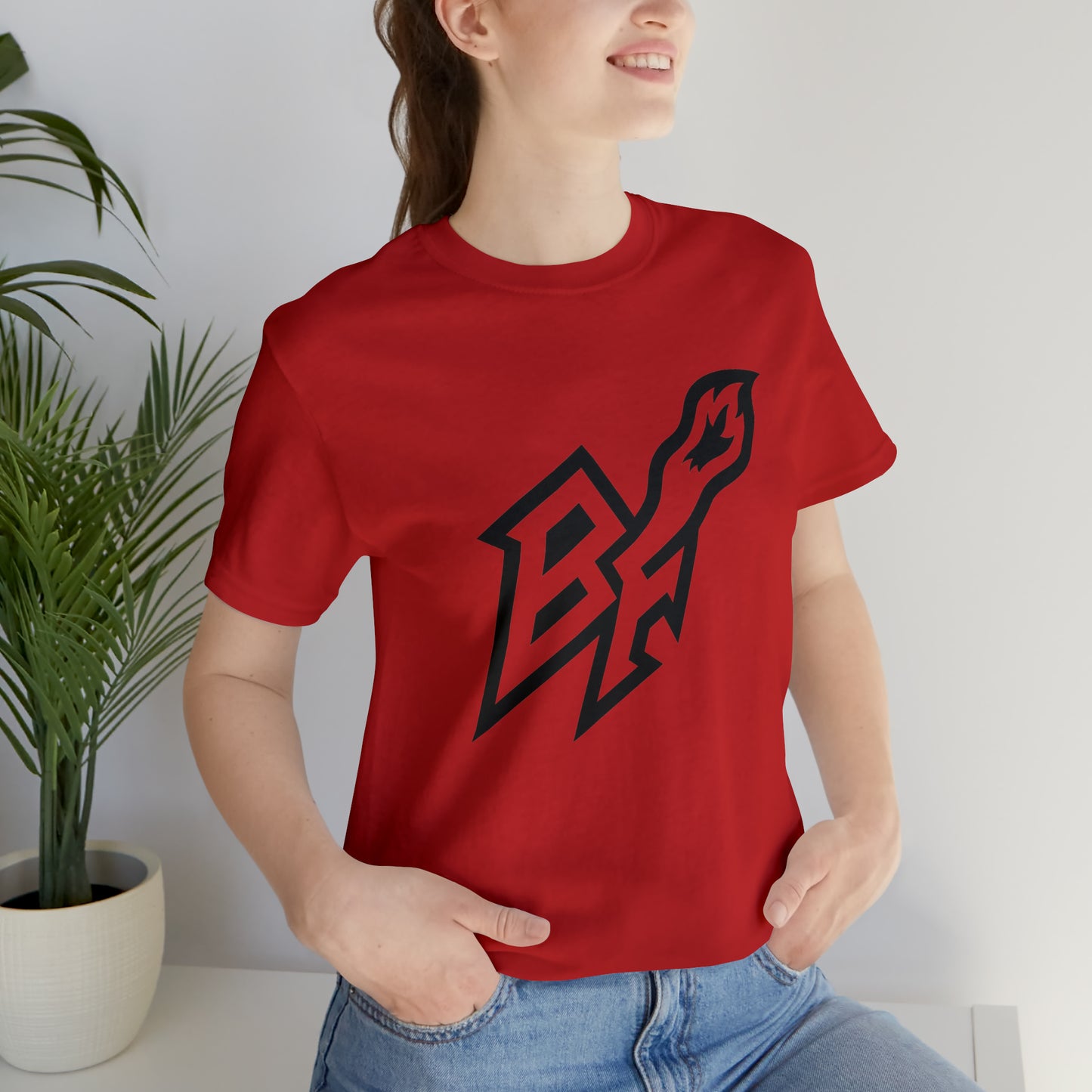 BlackFox Unisex T-shirt W/Black Logo