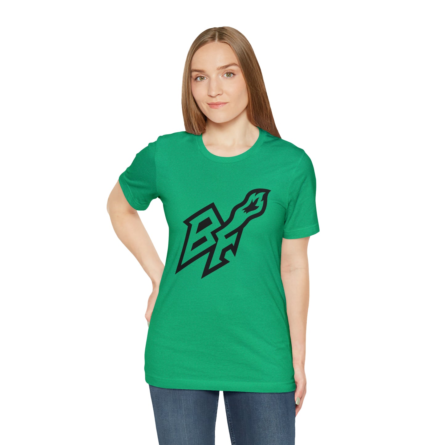 BlackFox Unisex T-shirt W/Black Logo