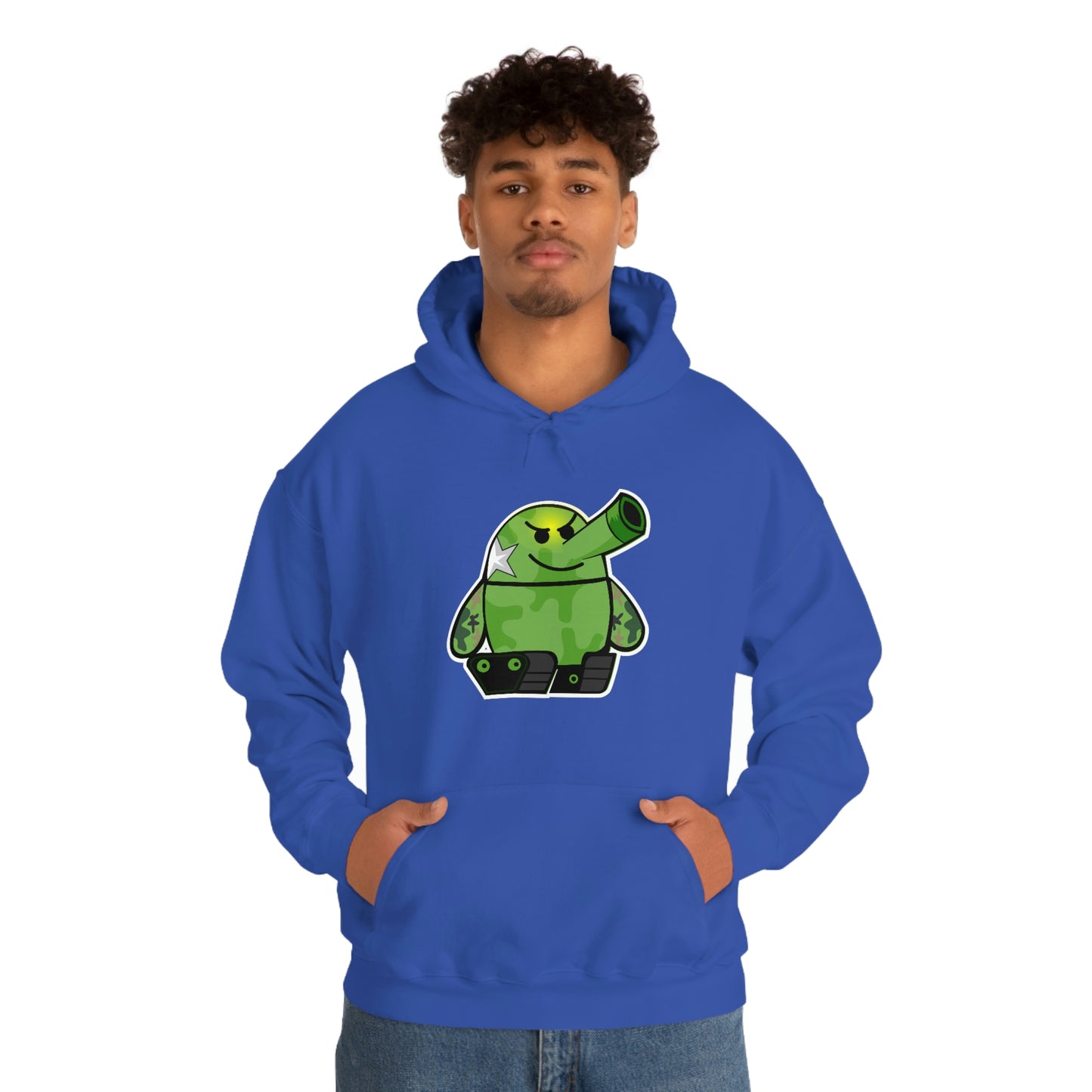 Smarmy Tank Cartoon Unisex Hoodie