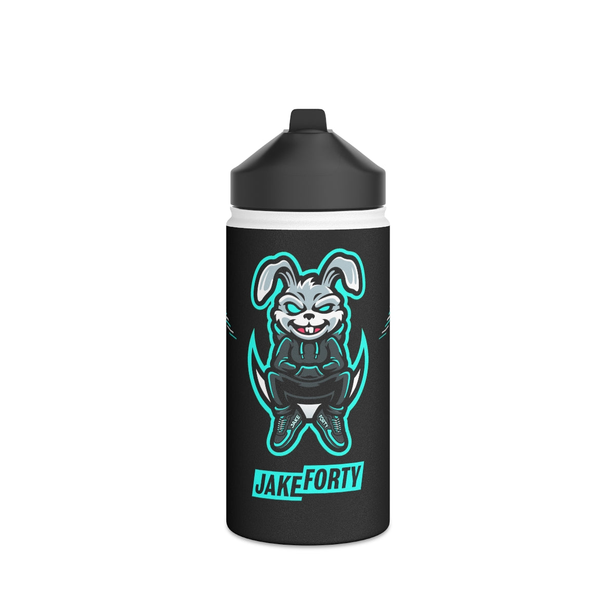 JakeForty Stainless Steel Water Bottle, Standard Lid