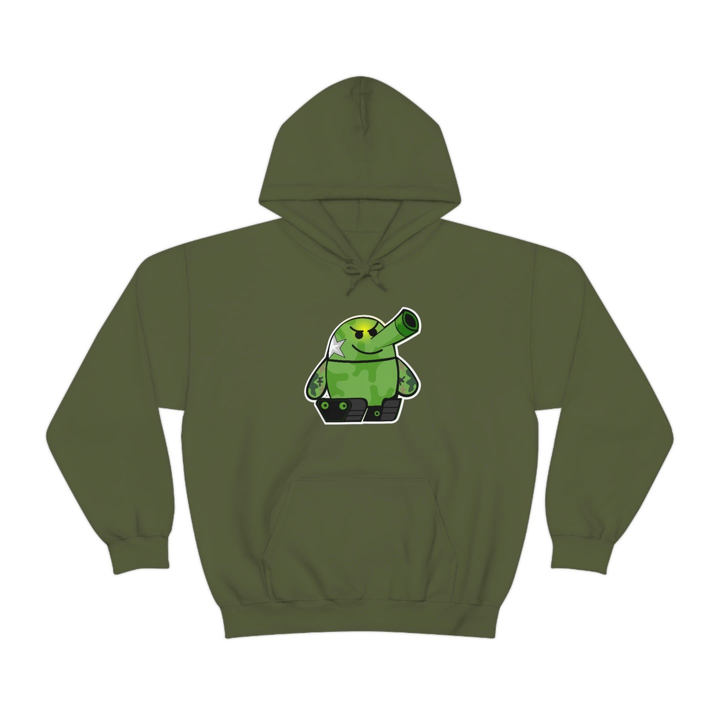 Smarmy Tank Cartoon Unisex Hoodie