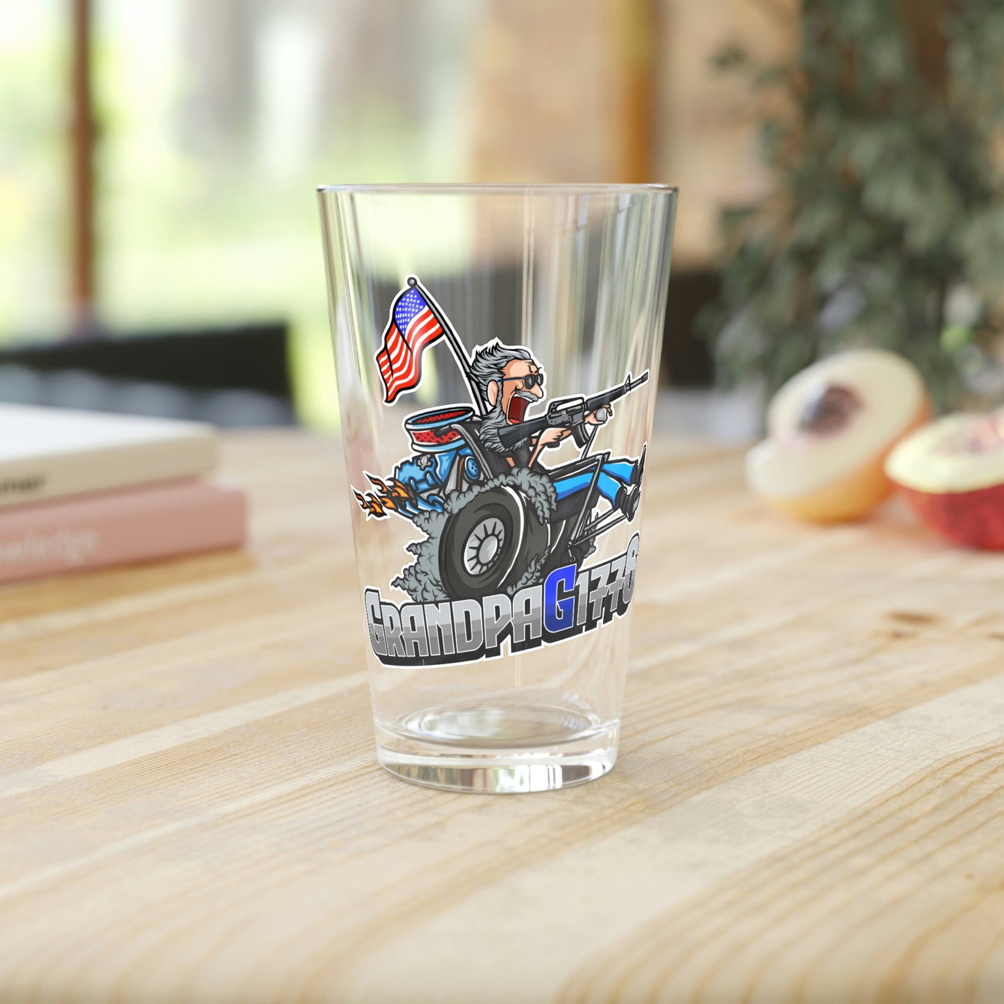 GrandpaG Pint Glass, 16oz