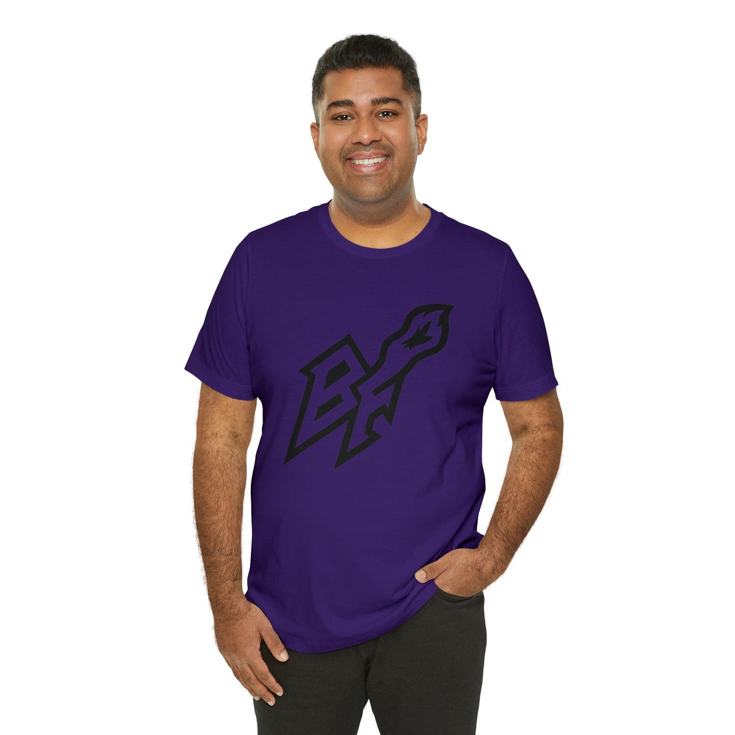 BlackFox Unisex T-shirt W/Black Logo