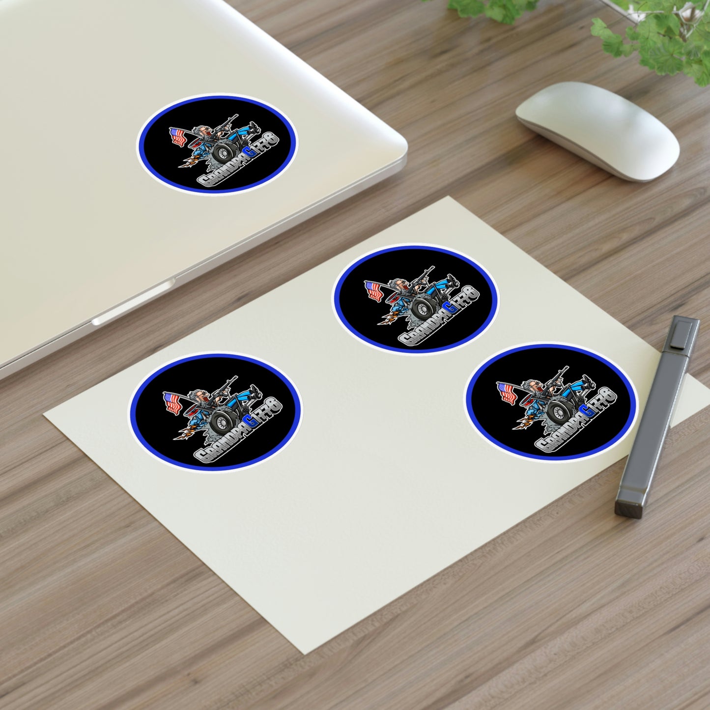 GrandpaG Round Sticker Sheets