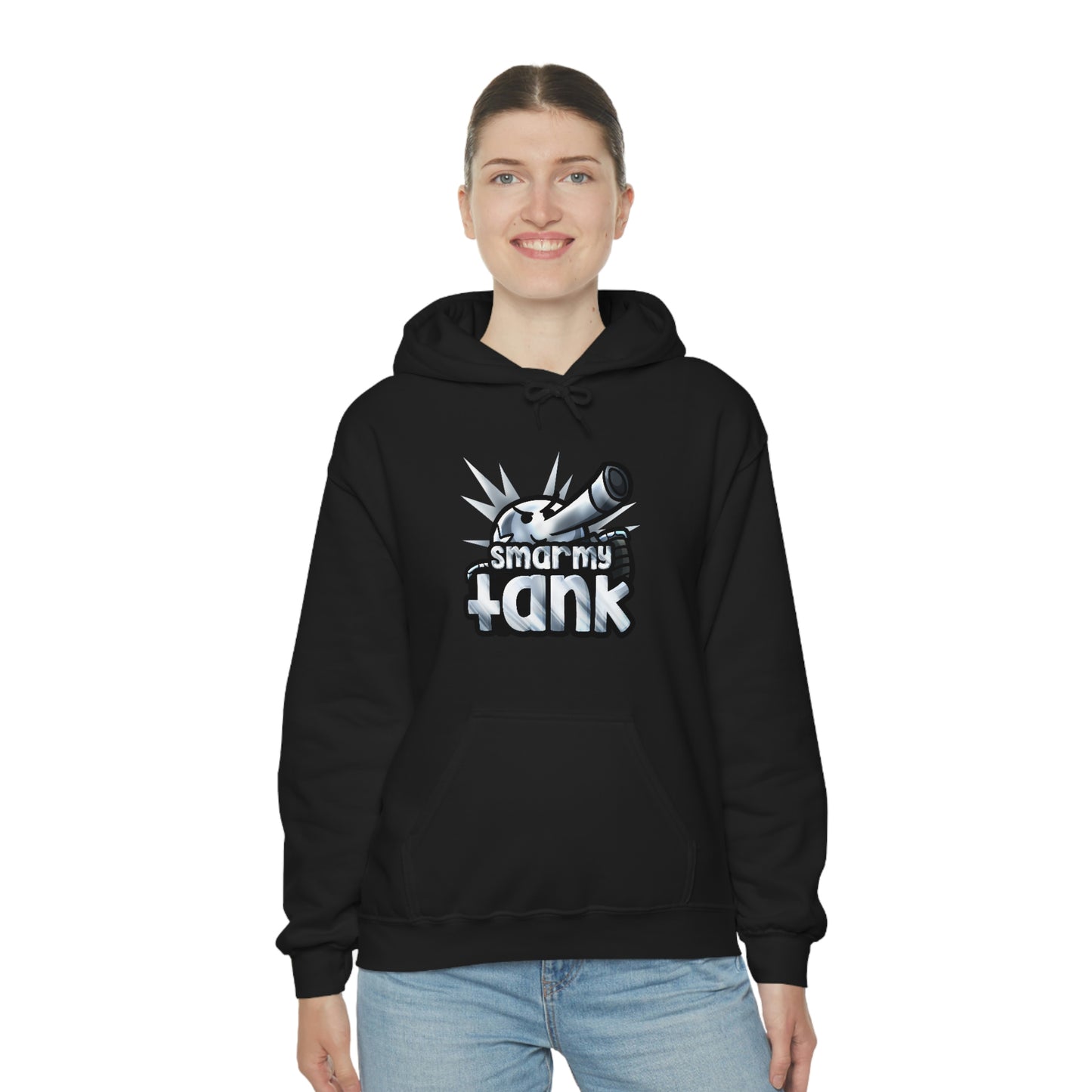 Chrome Smarmy Tank Unisex Hoodie