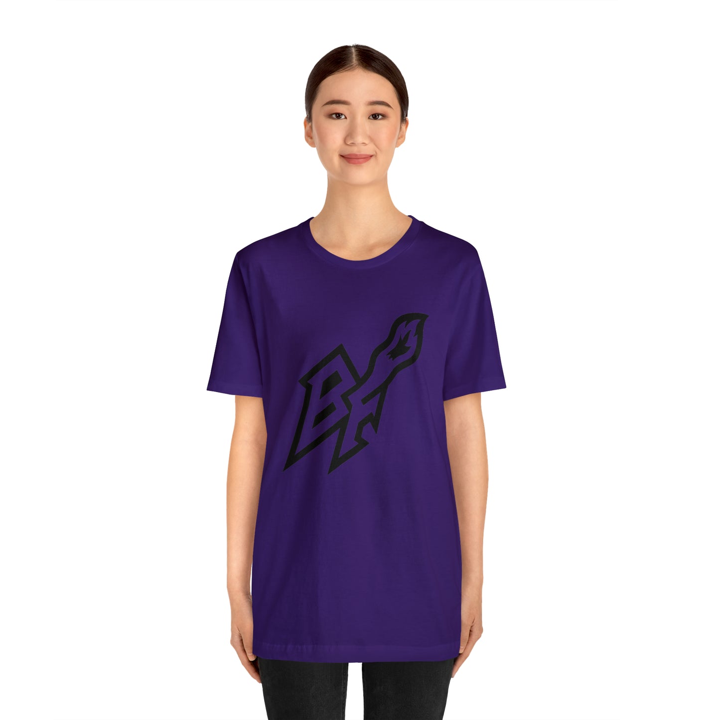 BlackFox Unisex T-shirt W/Black Logo