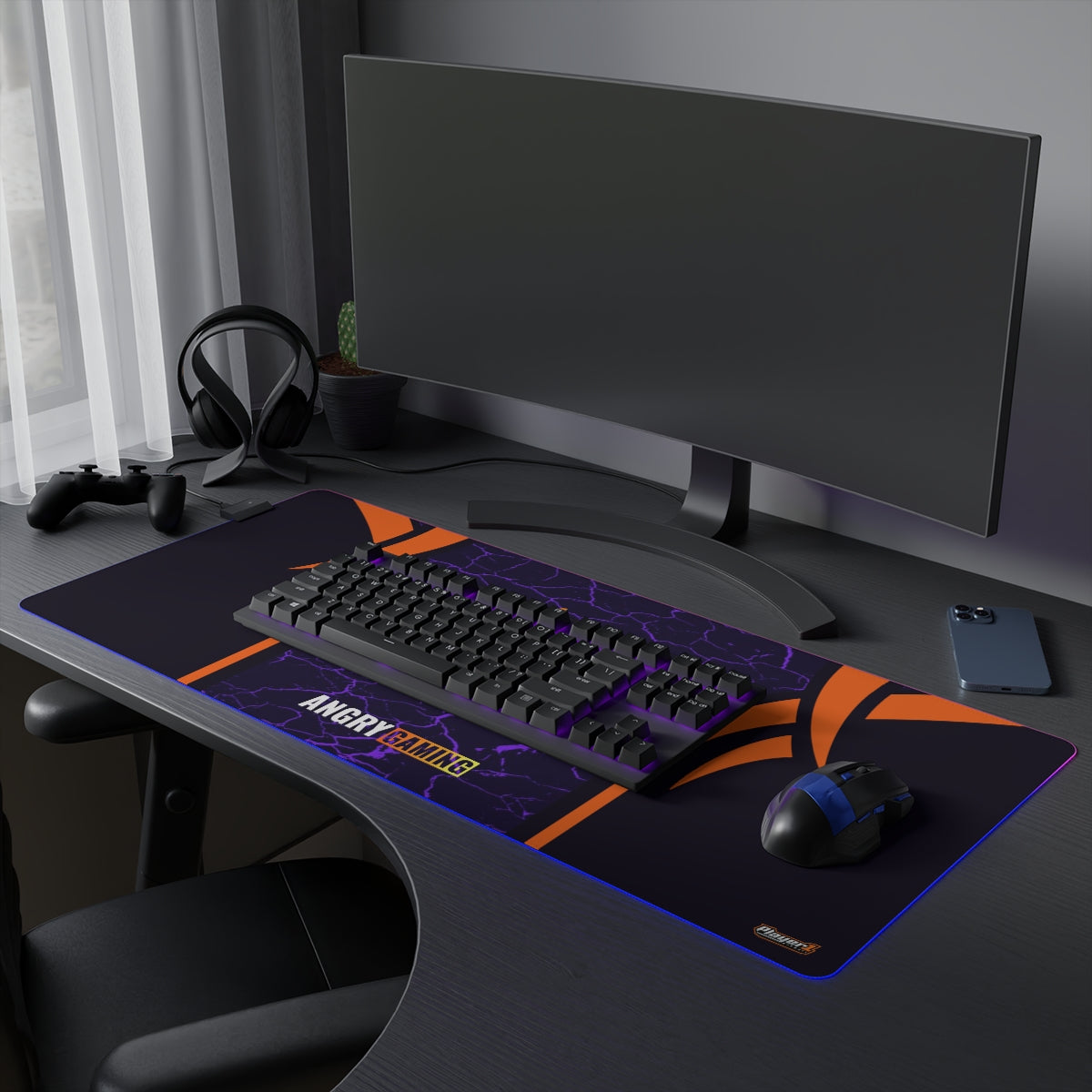 Angry Gaming LED Gaming Mouse Pad
