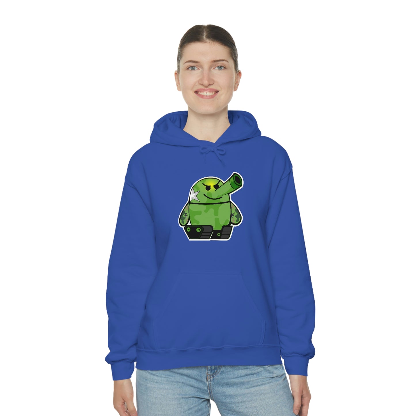 Smarmy Tank Cartoon Unisex Hoodie