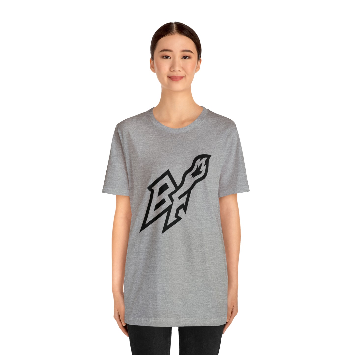 BlackFox Unisex T-shirt W/Black Logo