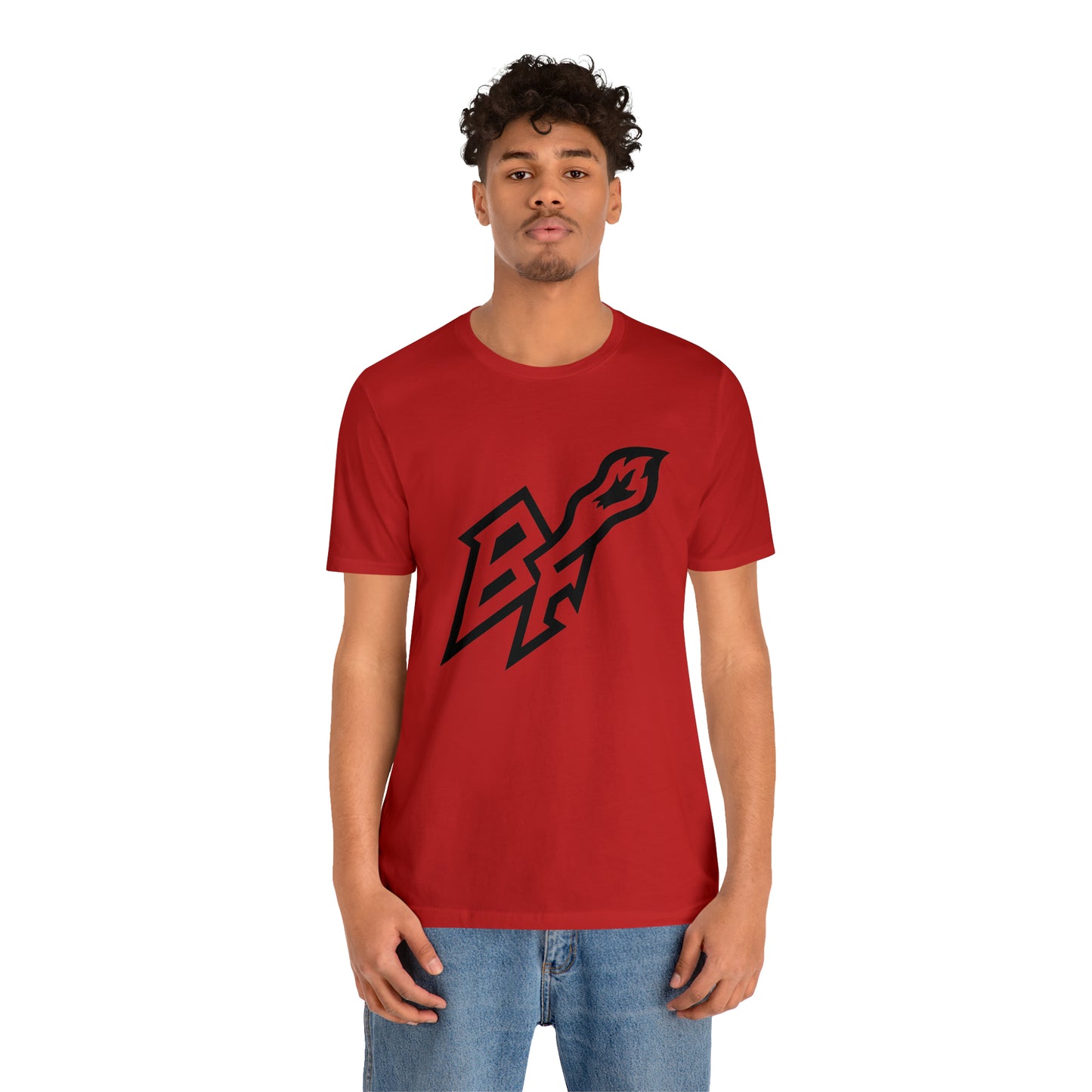 BlackFox Unisex T-shirt W/Black Logo