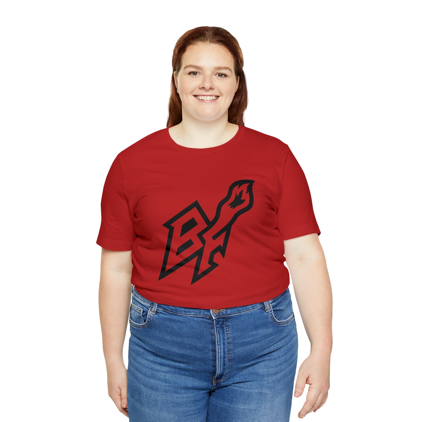 BlackFox Unisex T-shirt W/Black Logo