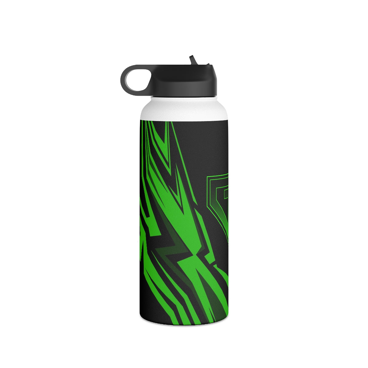 JJ Green Giant Stainless Steel Water Bottle, Standard Lid