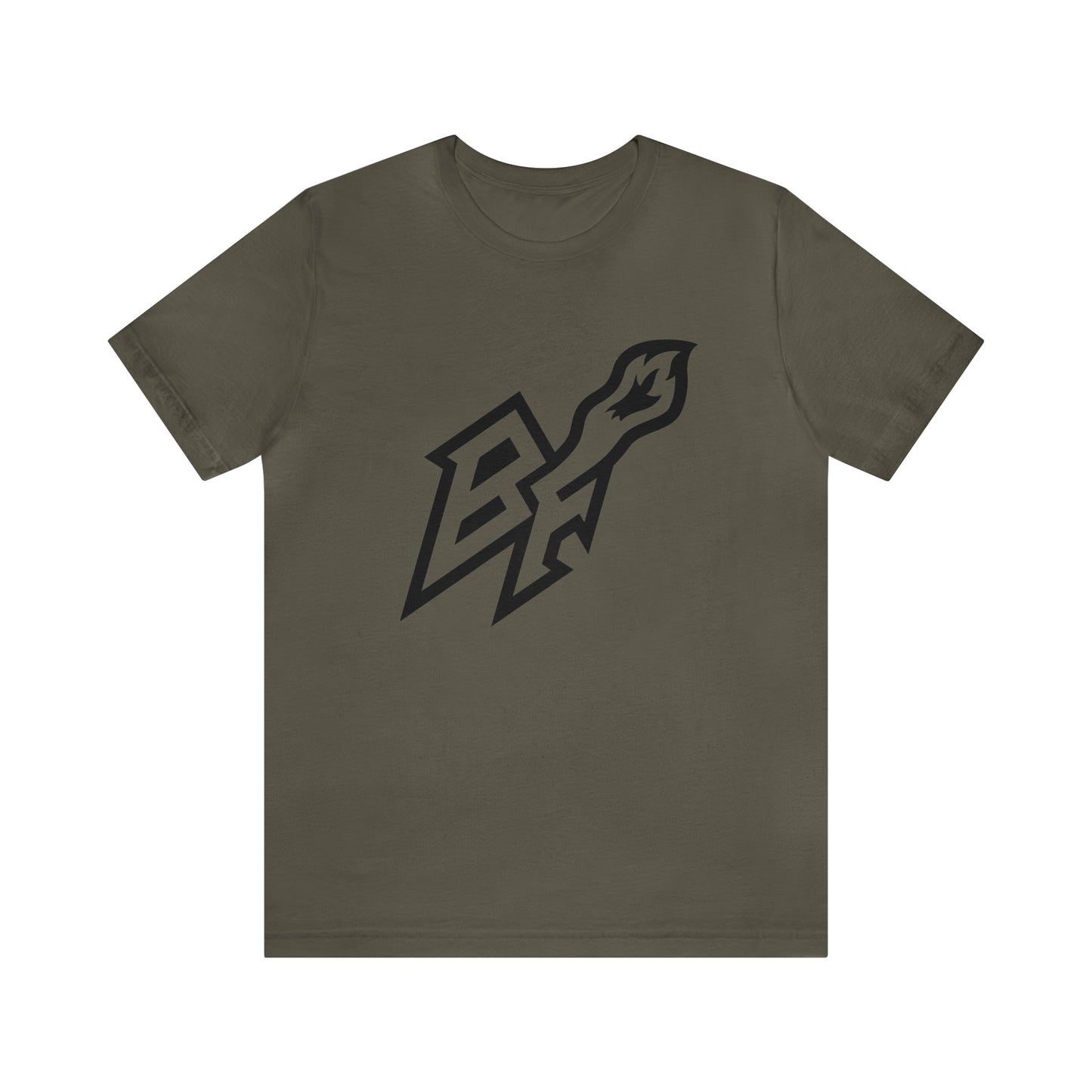 BlackFox Unisex T-shirt W/Black Logo