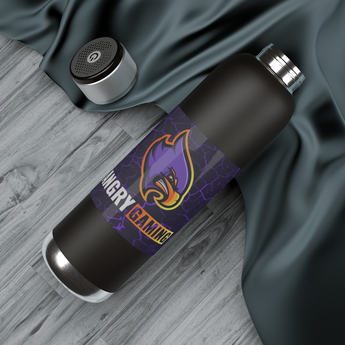 Angry Gaming Soundwave Copper Vacuum Audio Bottle 22oz